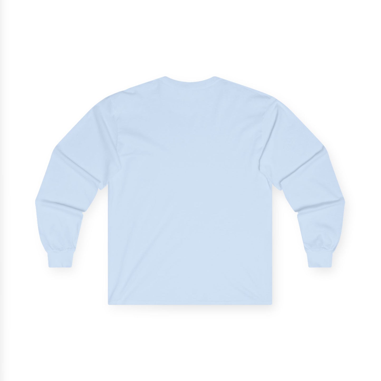 Artistic Long Sleeve Tee with Trendy Design, Unisex Cotton Tee, Graphic Tee, Cool Casual Wear, Perfect for Gifting