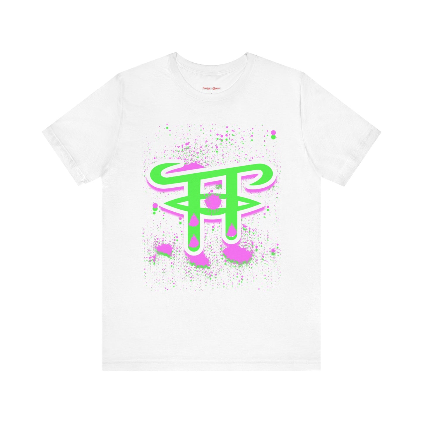 Vibrant Graphic Tee with Abstract Design, Casual Streetwear, Unisex Fashion, Gift for Art Lovers, Summer Style