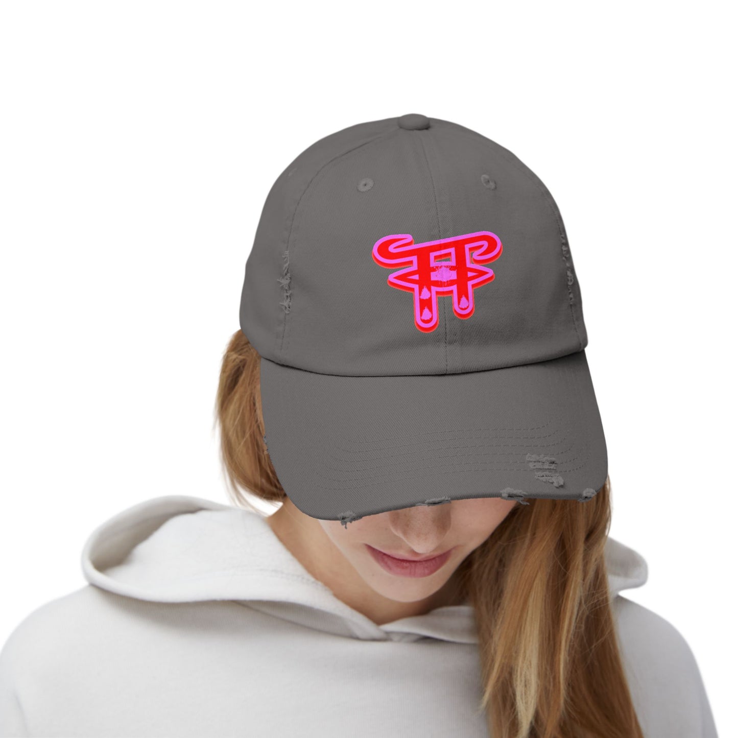 Stylish Unisex Distressed Cap, Trendy Baseball Hat, Casual Everyday Accessory, Gift for Him/Her, Summer Fashion Must-Have