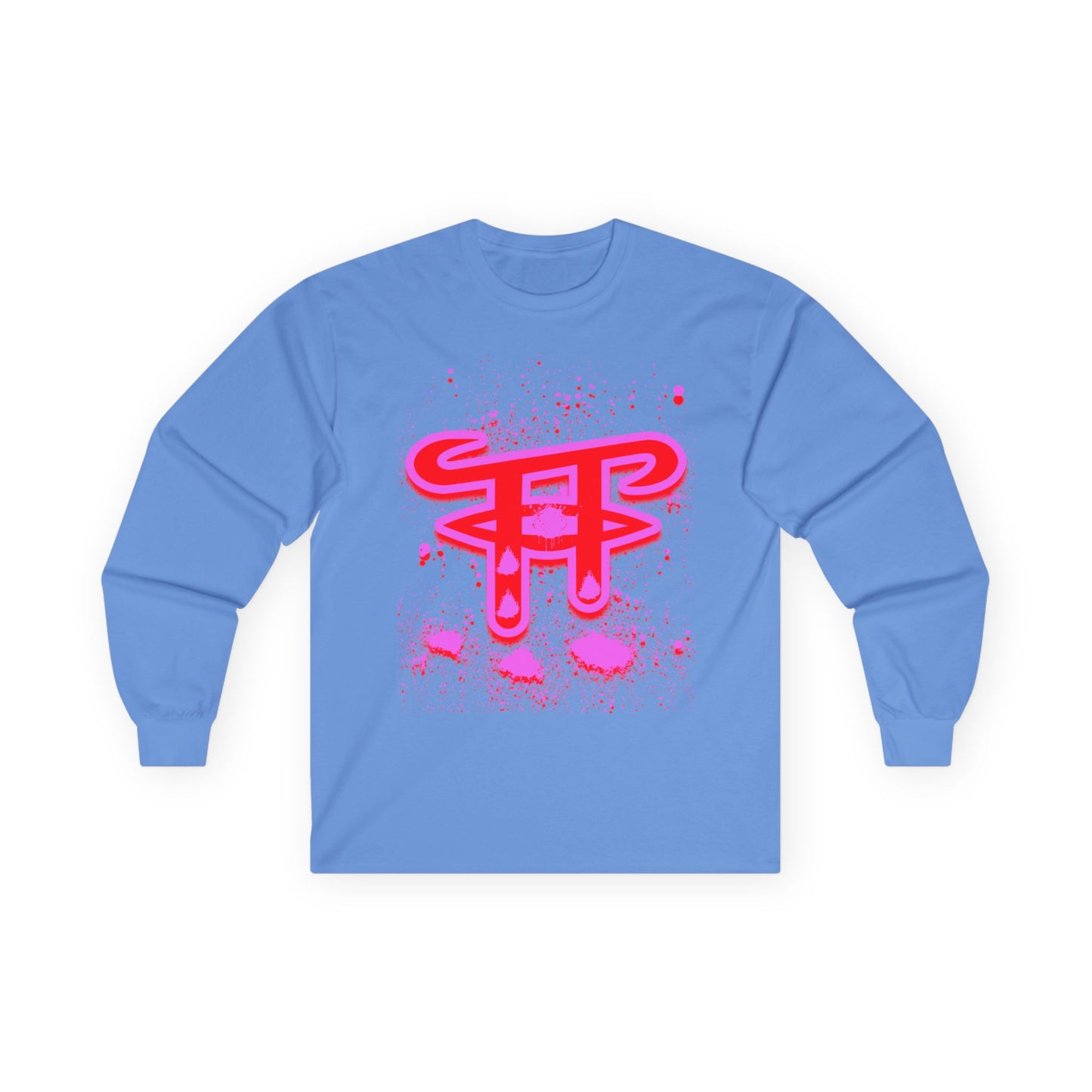 Vibrant Unisex Long Sleeve Tee with Fun Graphic, Perfect for Casual Outings, Gifts, and Parties, Trendy Streetwear, Everyday Comfort