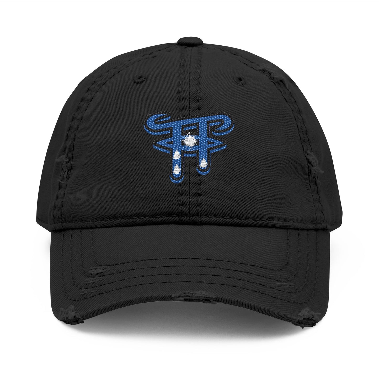 Distressed Dad Hat with Embroidery | Casual Cap for Everyday Style, Gift for Dads, Summer Accessory, Adjustable Hat, Trendy Headwear