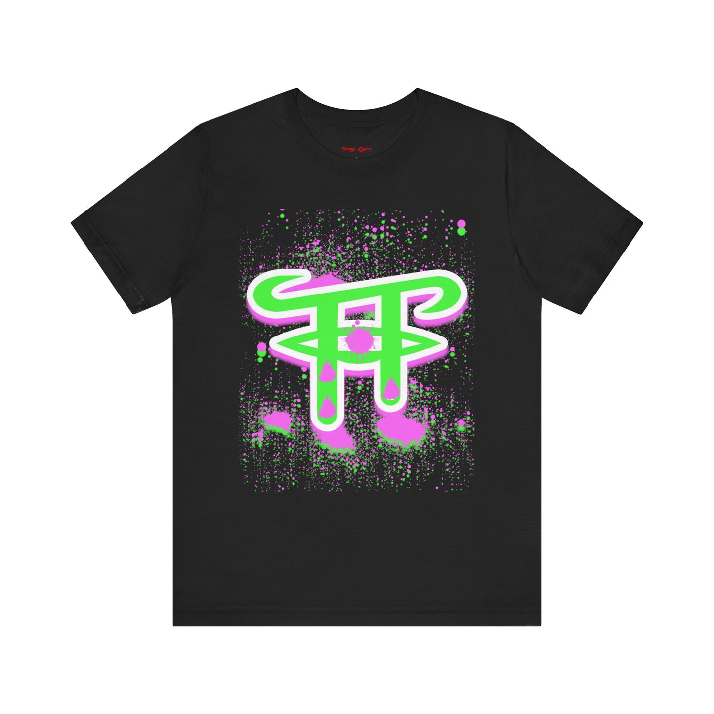 Vibrant Graphic Tee with Abstract Design, Casual Streetwear, Unisex Fashion, Gift for Art Lovers, Summer Style