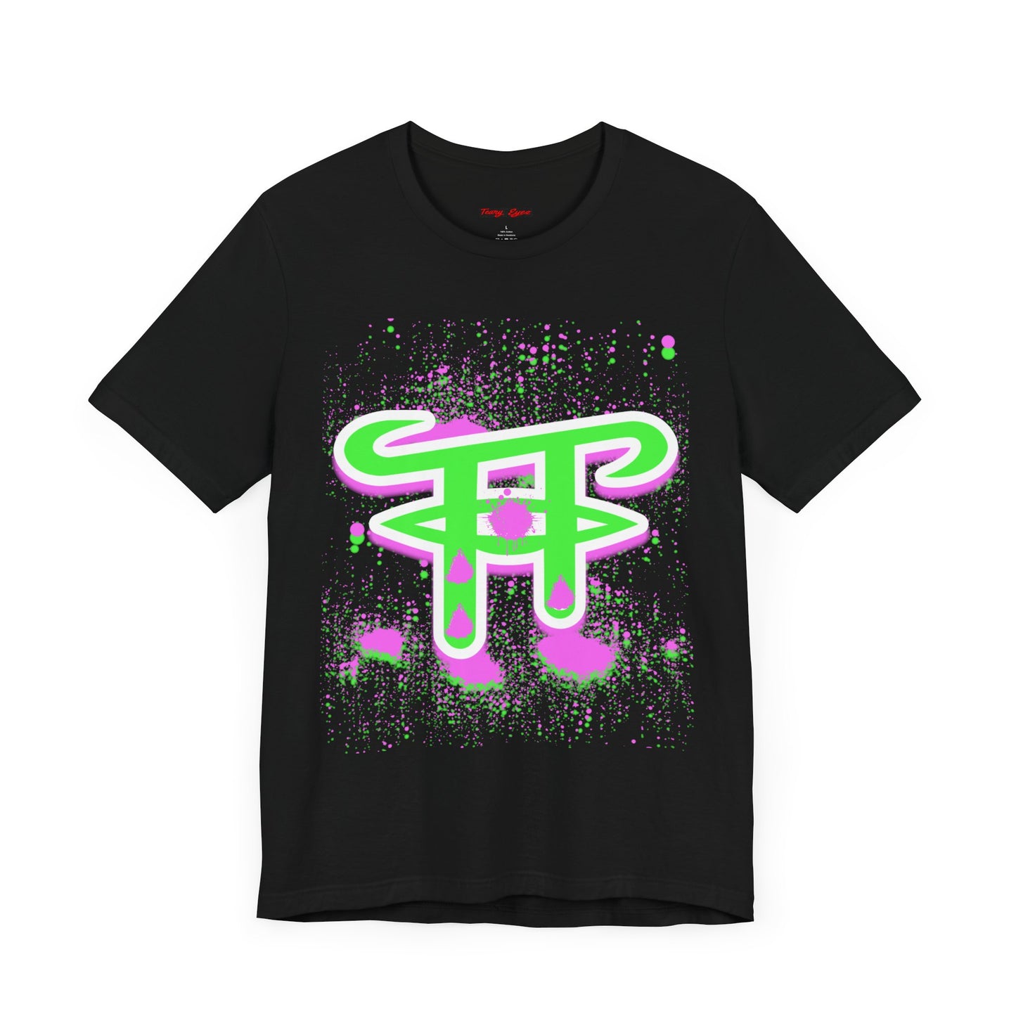 Vibrant Graphic Tee with Abstract Design, Casual Streetwear, Unisex Fashion, Gift for Art Lovers, Summer Style