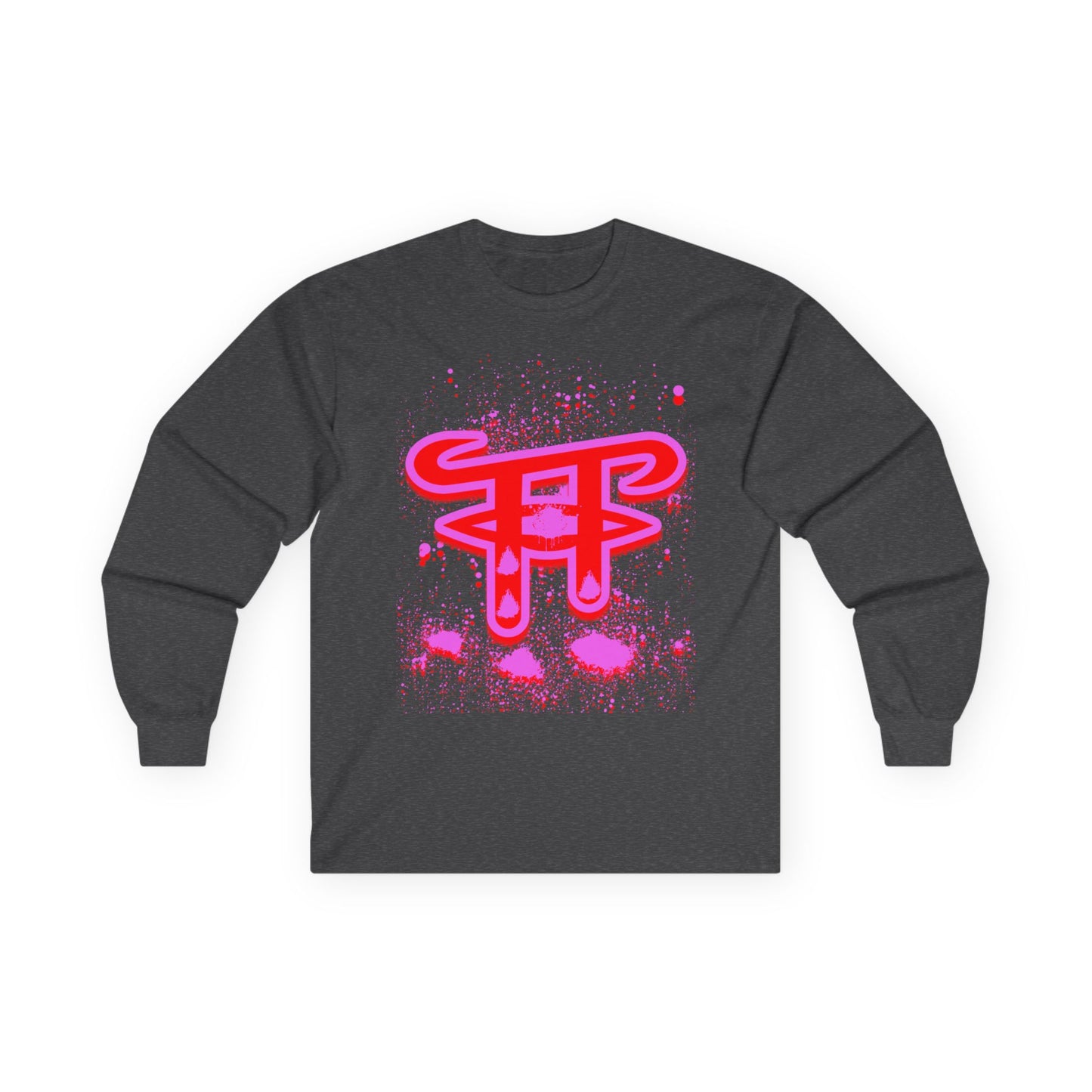 Vibrant Unisex Long Sleeve Tee with Fun Graphic, Perfect for Casual Outings, Gifts, and Parties, Trendy Streetwear, Everyday Comfort