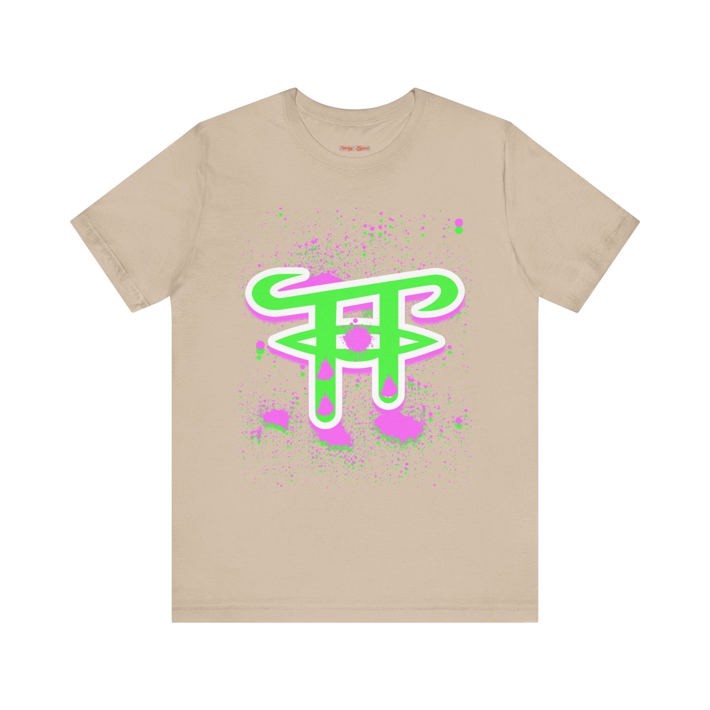 Vibrant Graphic Tee with Abstract Design, Casual Streetwear, Unisex Fashion, Gift for Art Lovers, Summer Style