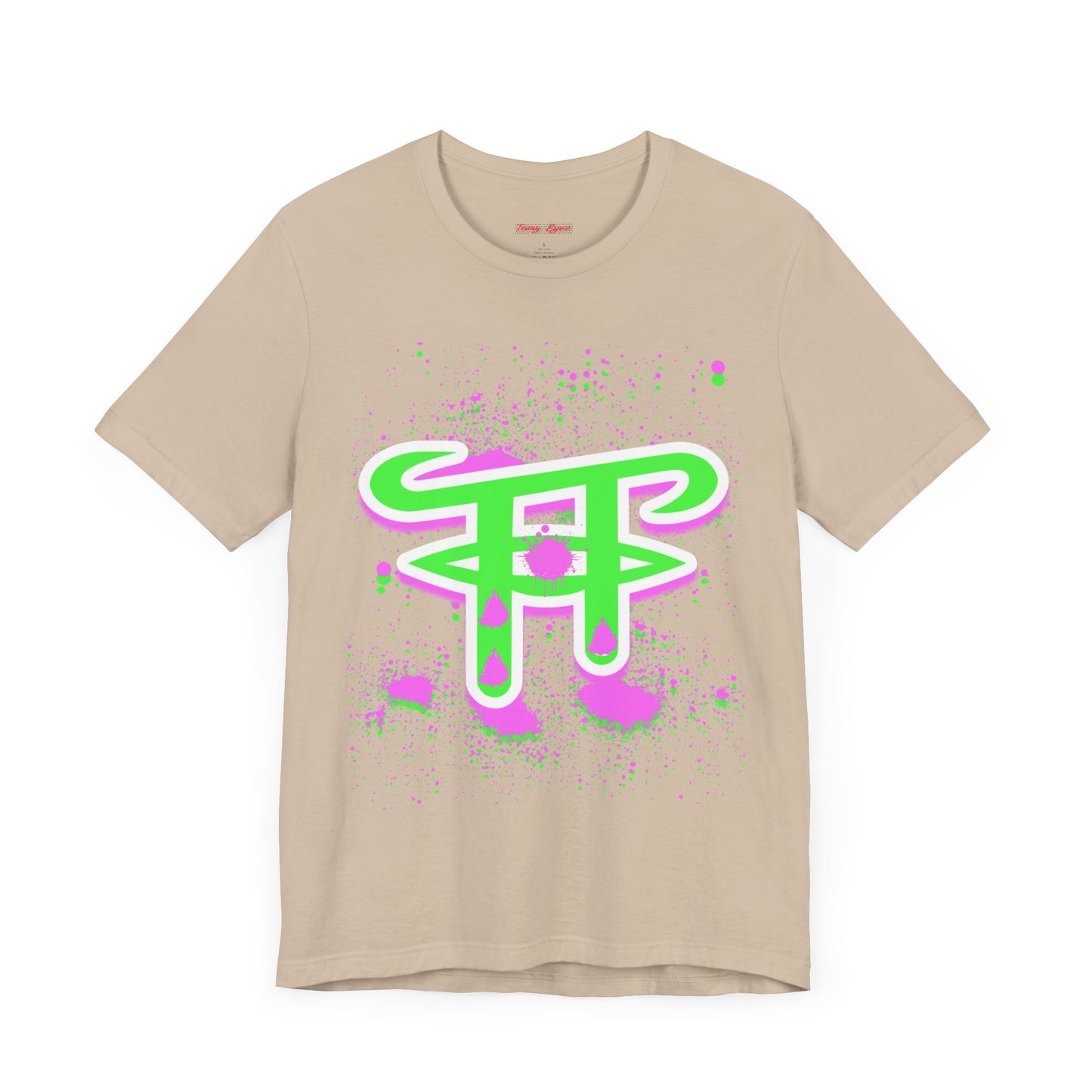 Vibrant Graphic Tee with Abstract Design, Casual Streetwear, Unisex Fashion, Gift for Art Lovers, Summer Style