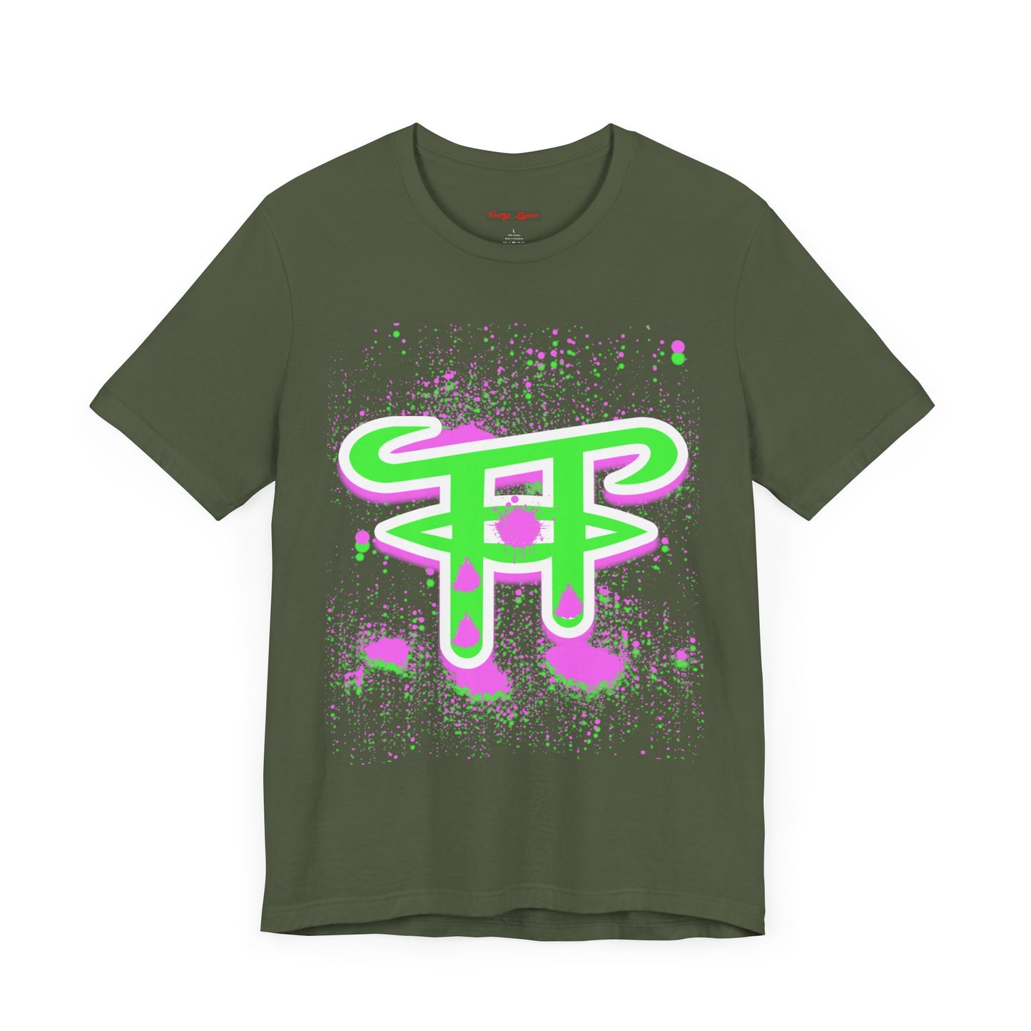 Vibrant Graphic Tee with Abstract Design, Casual Streetwear, Unisex Fashion, Gift for Art Lovers, Summer Style