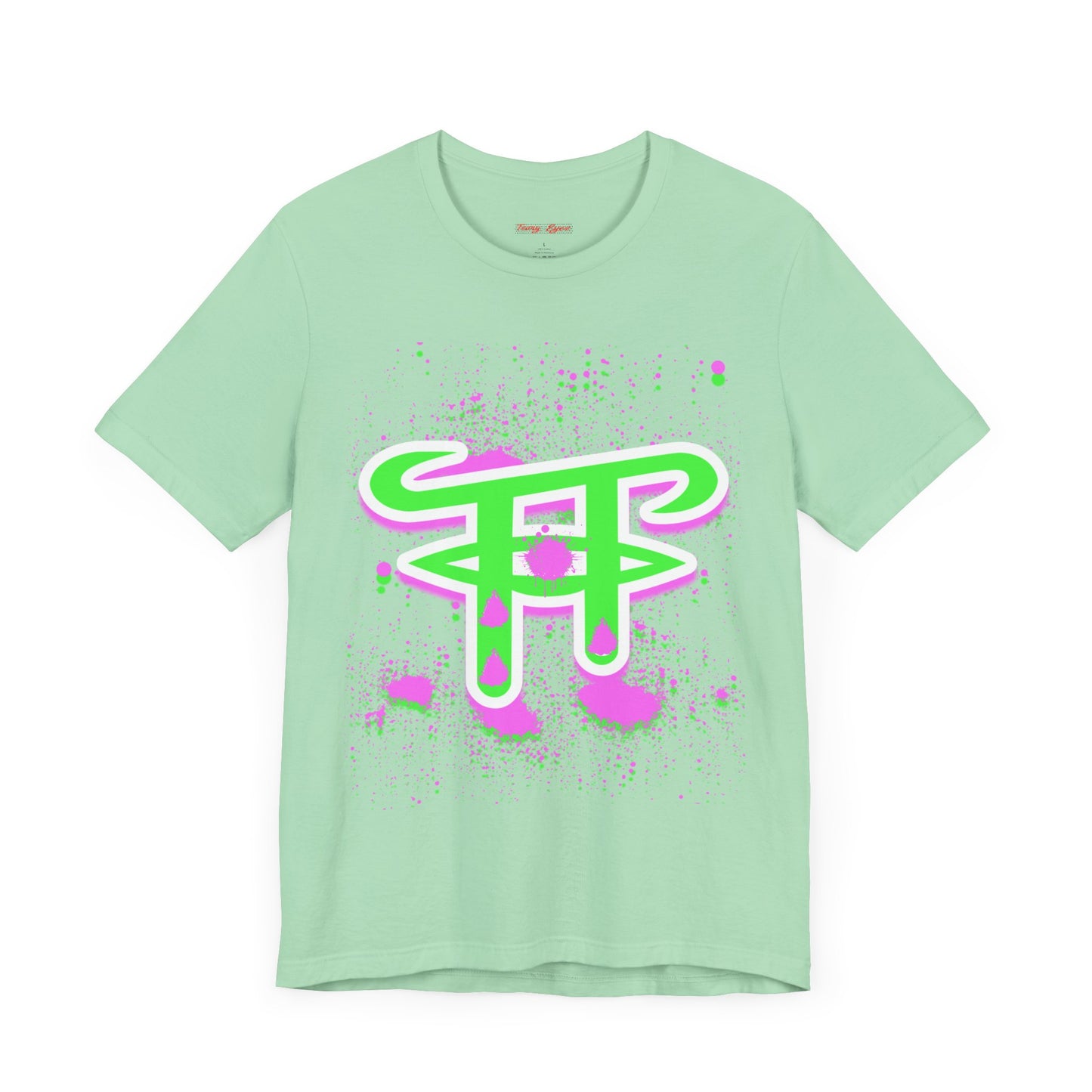 Vibrant Graphic Tee with Abstract Design, Casual Streetwear, Unisex Fashion, Gift for Art Lovers, Summer Style
