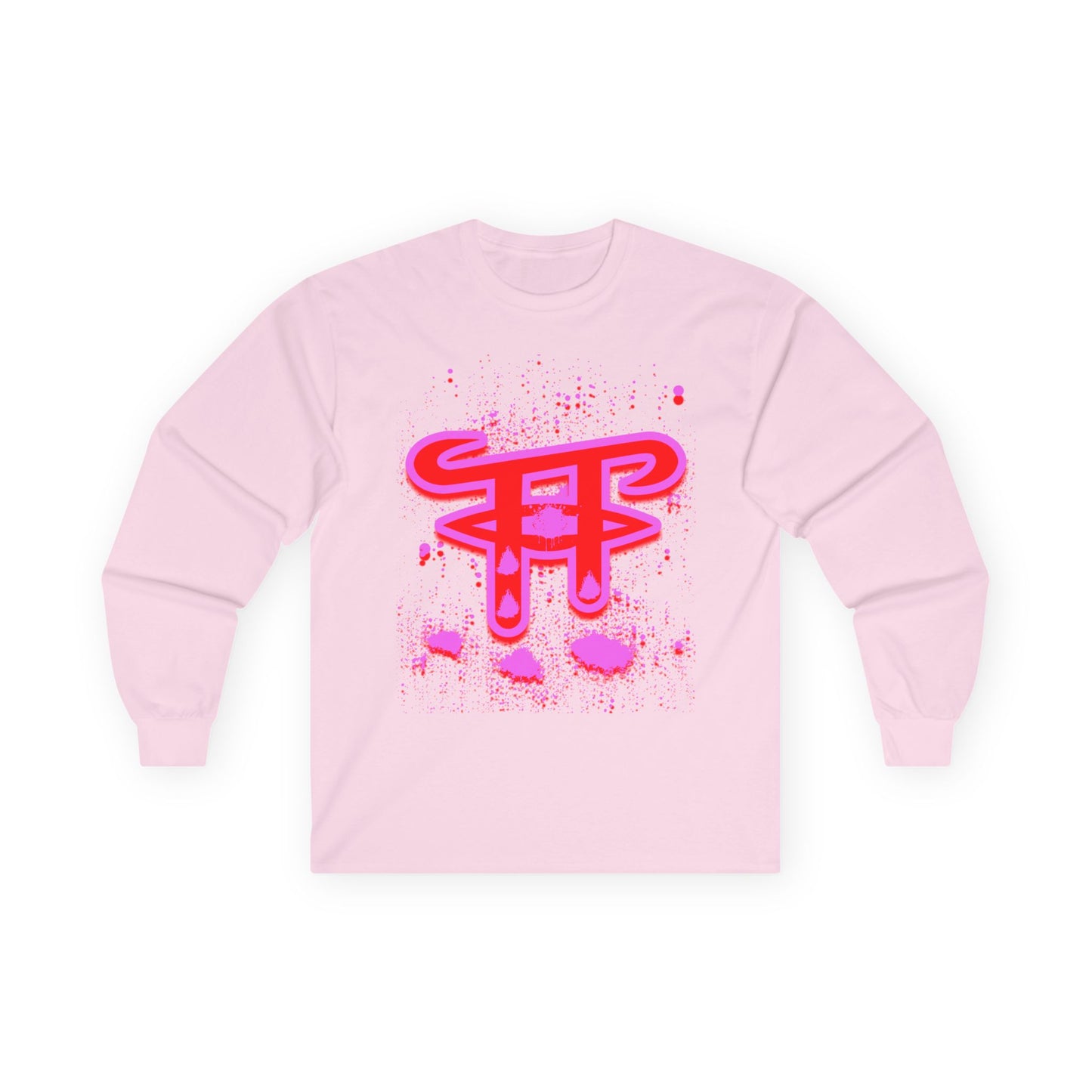 Vibrant Unisex Long Sleeve Tee with Fun Graphic, Perfect for Casual Outings, Gifts, and Parties, Trendy Streetwear, Everyday Comfort