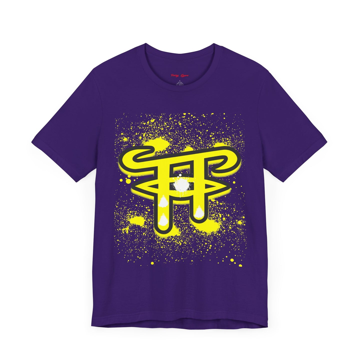 Vibrant Graphic Tee, Casual Everyday Wear, Fun Gift for Friends, Streetwear Style, Bright Yellow Design, Unisex Summer Top