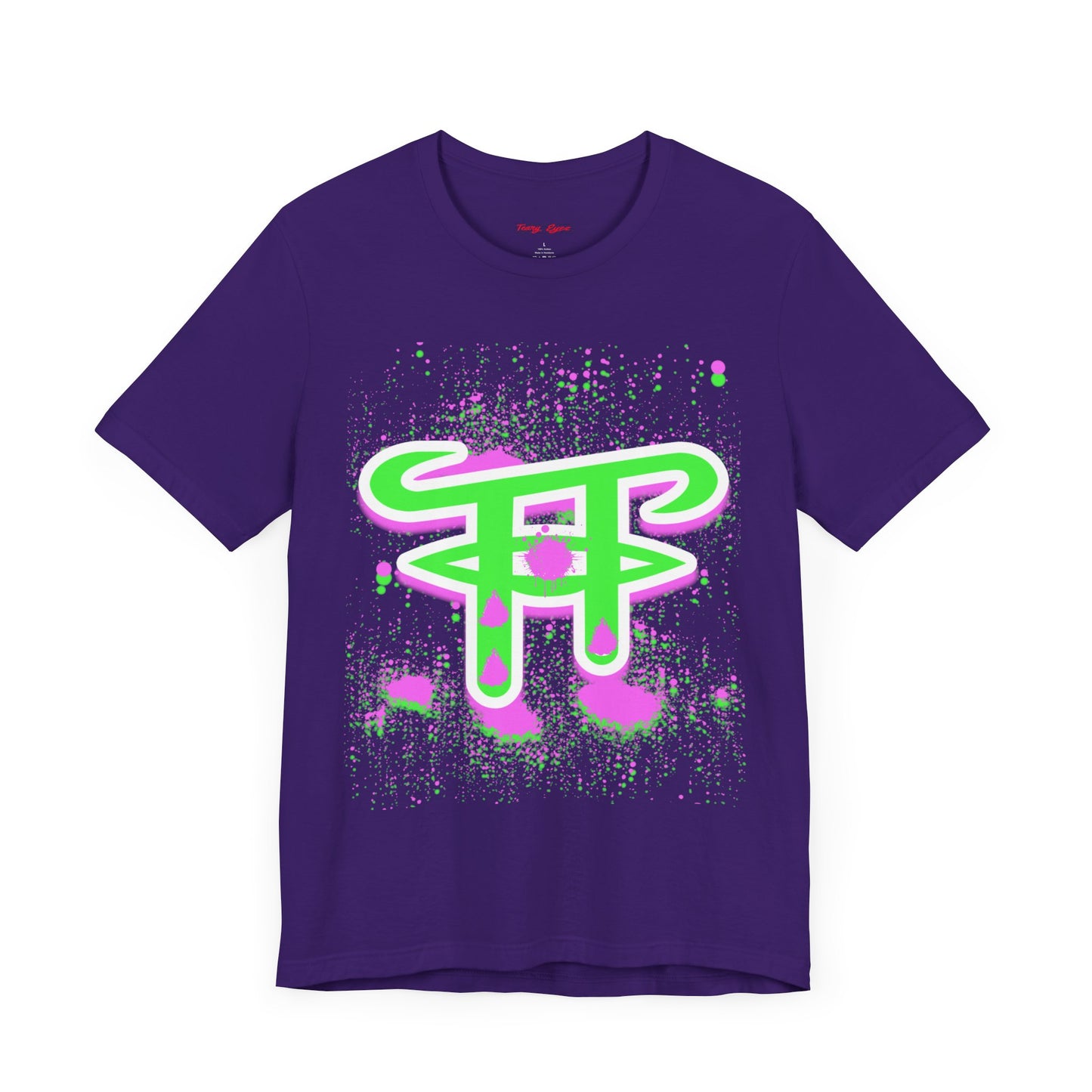 Vibrant Graphic Tee with Abstract Design, Casual Streetwear, Unisex Fashion, Gift for Art Lovers, Summer Style