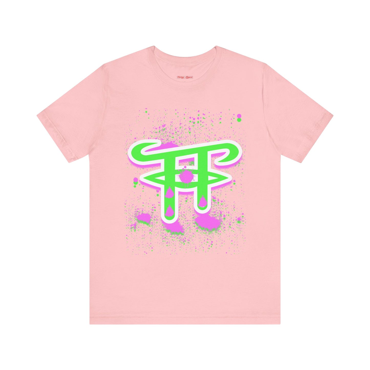 Vibrant Graphic Tee with Abstract Design, Casual Streetwear, Unisex Fashion, Gift for Art Lovers, Summer Style