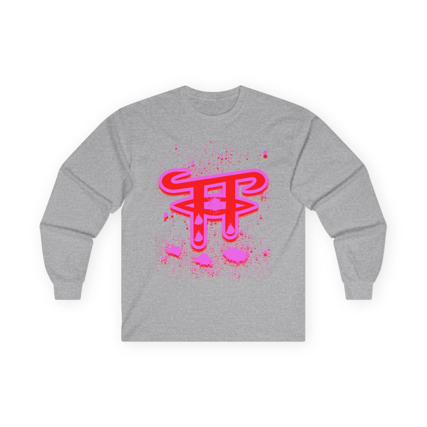 Vibrant Unisex Long Sleeve Tee with Fun Graphic, Perfect for Casual Outings, Gifts, and Parties, Trendy Streetwear, Everyday Comfort