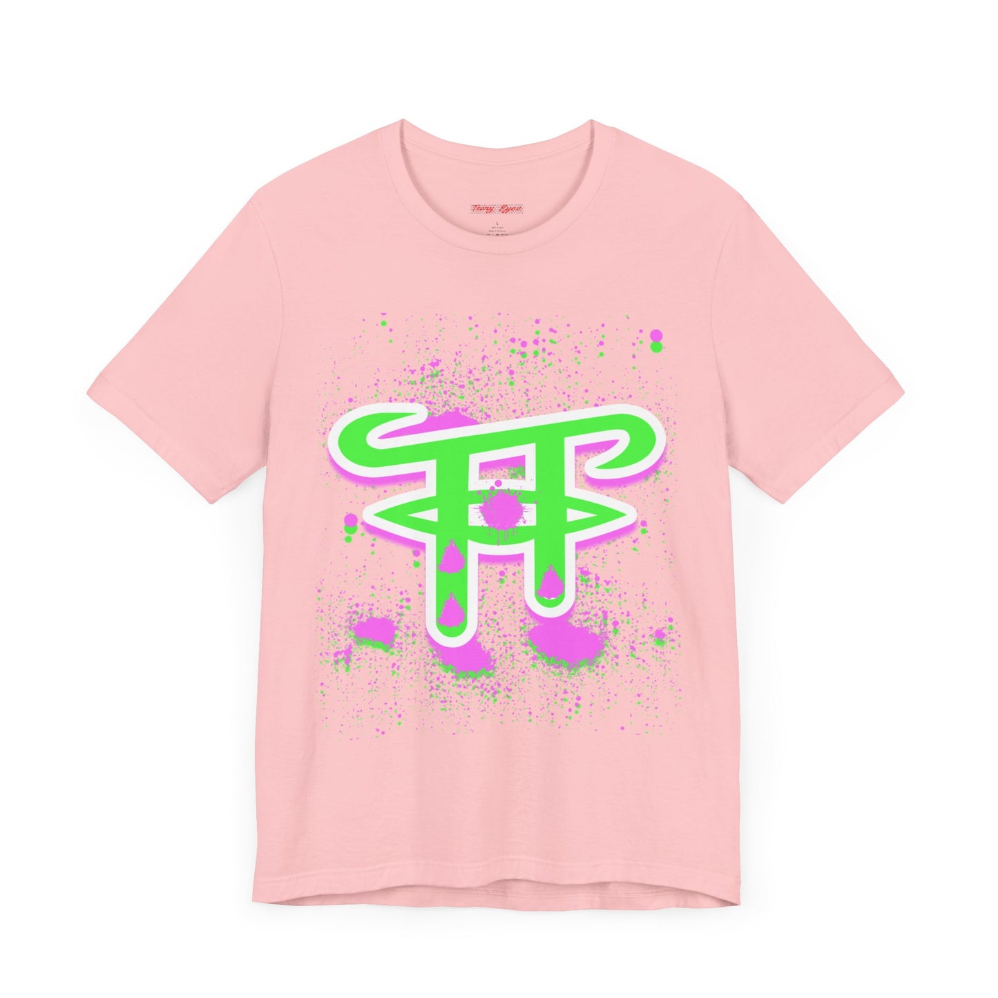 Vibrant Graphic Tee with Abstract Design, Casual Streetwear, Unisex Fashion, Gift for Art Lovers, Summer Style