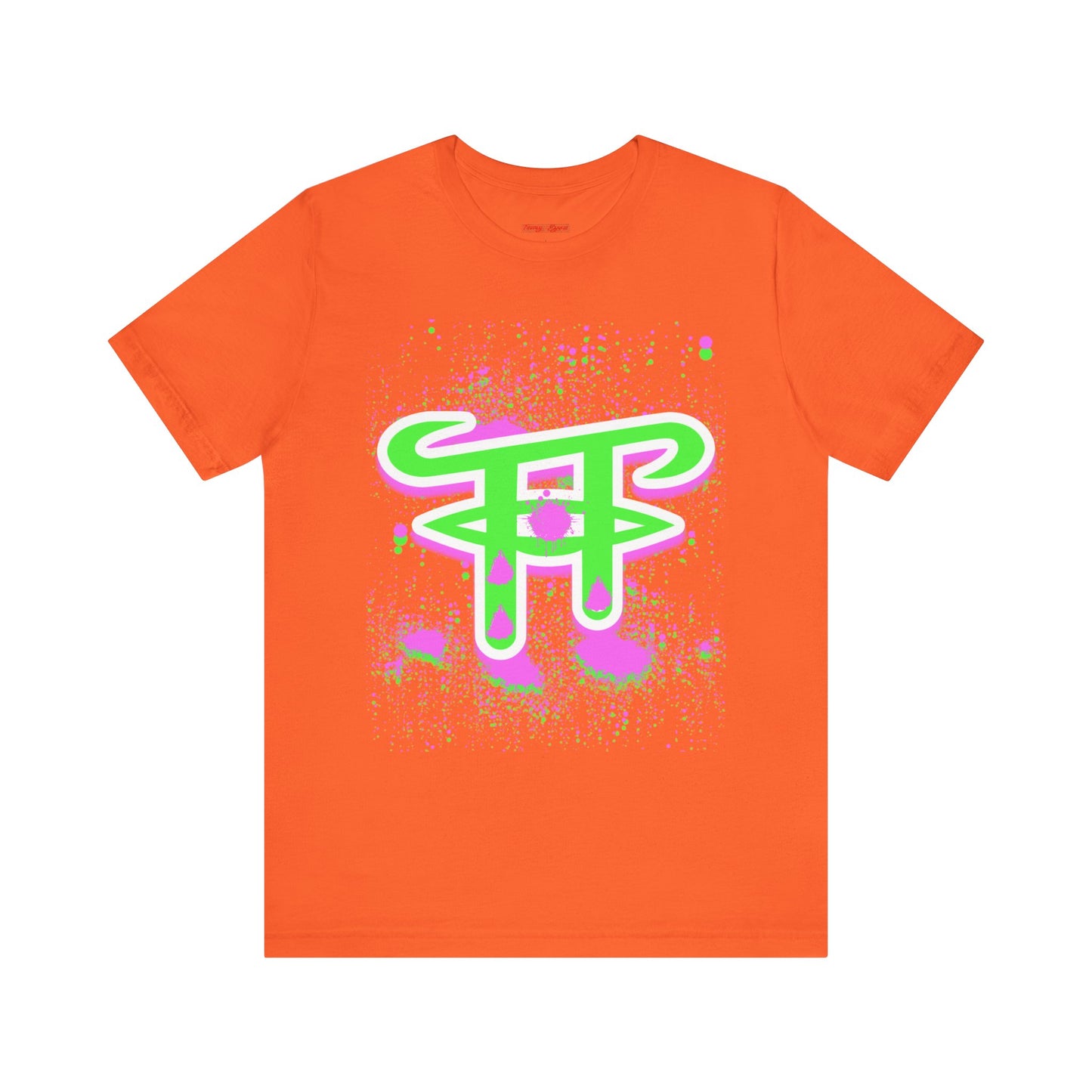 Vibrant Graphic Tee with Abstract Design, Casual Streetwear, Unisex Fashion, Gift for Art Lovers, Summer Style