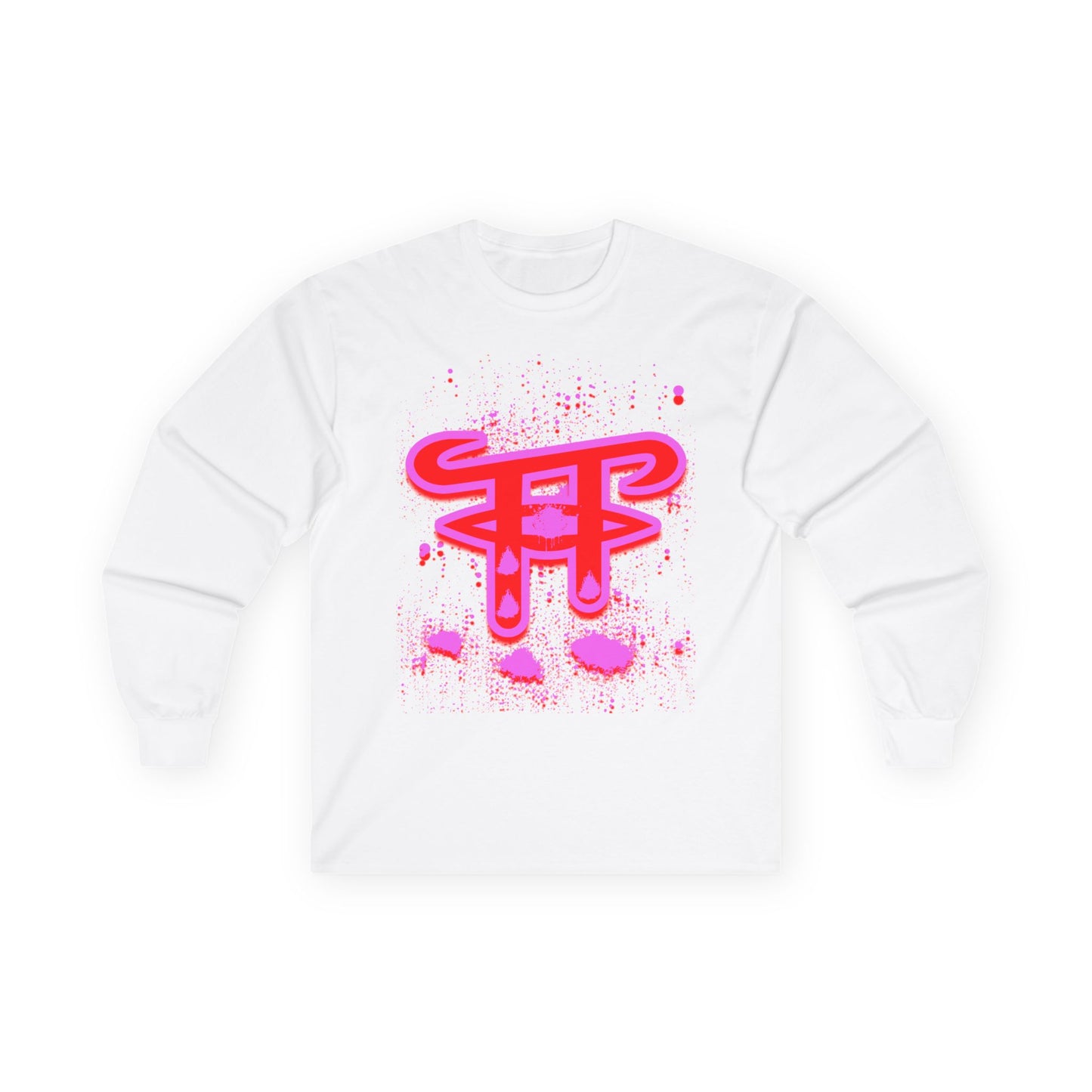 Vibrant Unisex Long Sleeve Tee with Fun Graphic, Perfect for Casual Outings, Gifts, and Parties, Trendy Streetwear, Everyday Comfort