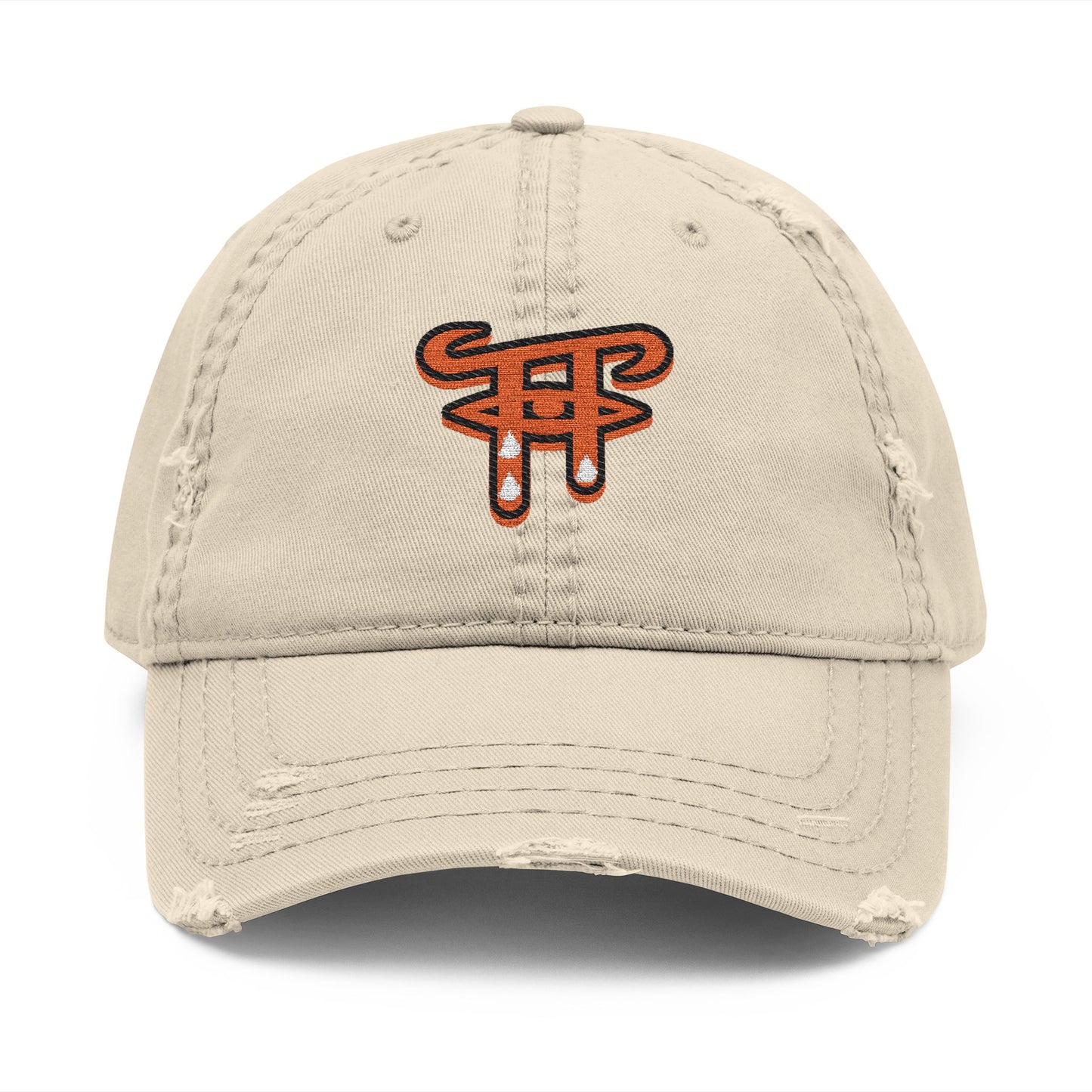 Distressed Embroidered Dad Hat, Casual Baseball Cap, Gift for Dad, Vintage Style Hat, Summer Accessory, Everyday Wear