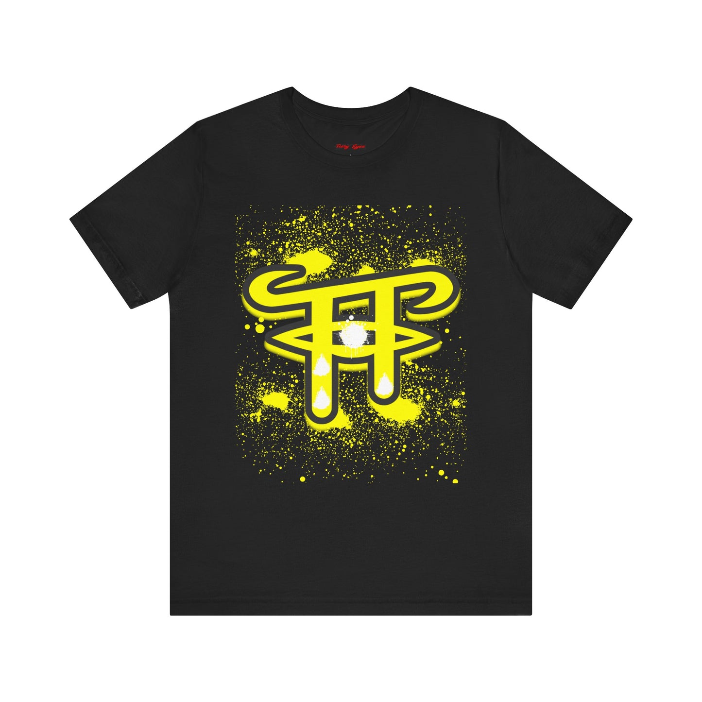Vibrant Graphic Tee, Casual Everyday Wear, Fun Gift for Friends, Streetwear Style, Bright Yellow Design, Unisex Summer Top