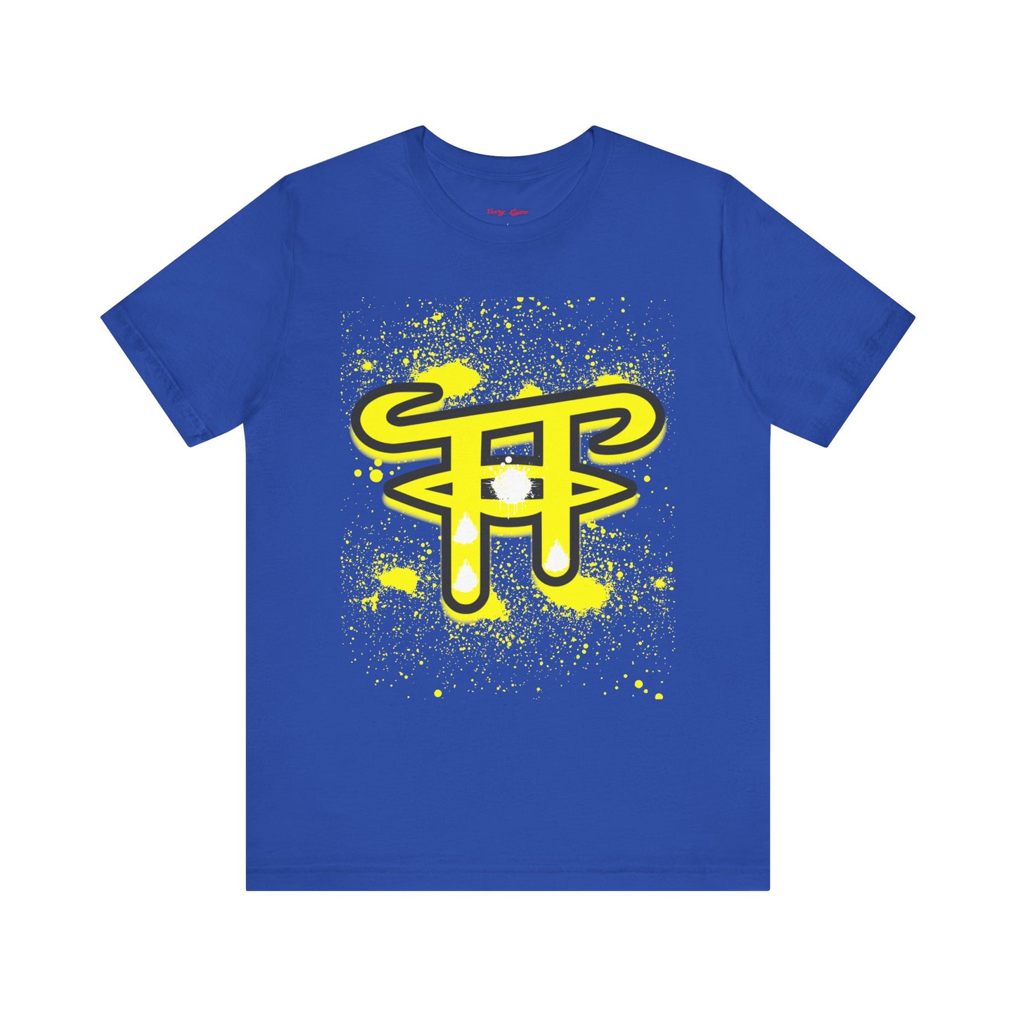Vibrant Graphic Tee, Casual Everyday Wear, Fun Gift for Friends, Streetwear Style, Bright Yellow Design, Unisex Summer Top