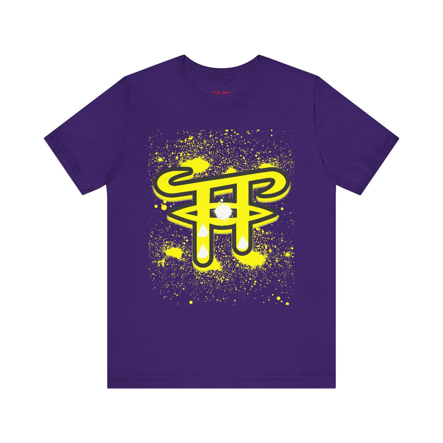Vibrant Graphic Tee, Casual Everyday Wear, Fun Gift for Friends, Streetwear Style, Bright Yellow Design, Unisex Summer Top