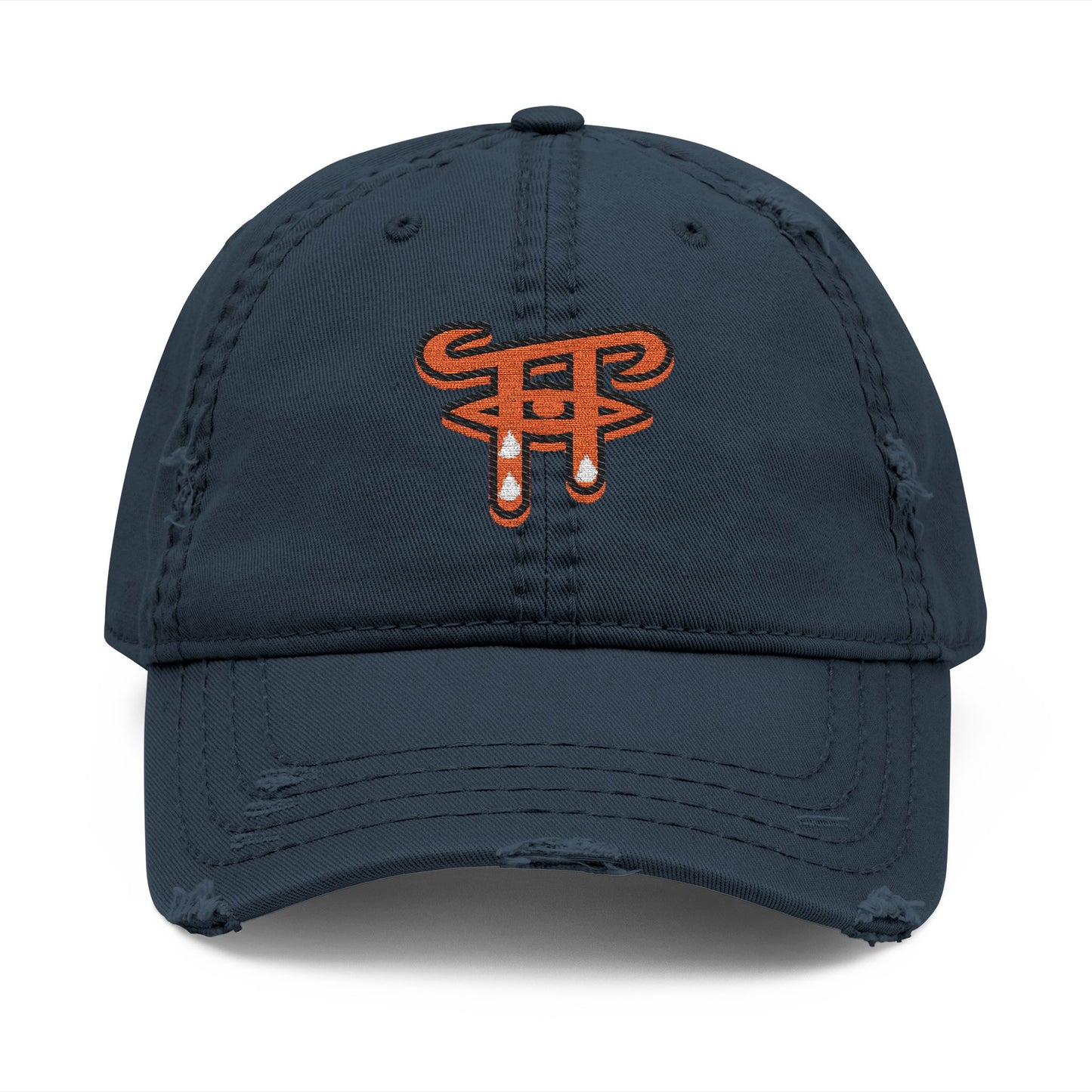 Distressed Embroidered Dad Hat, Casual Baseball Cap, Gift for Dad, Vintage Style Hat, Summer Accessory, Everyday Wear