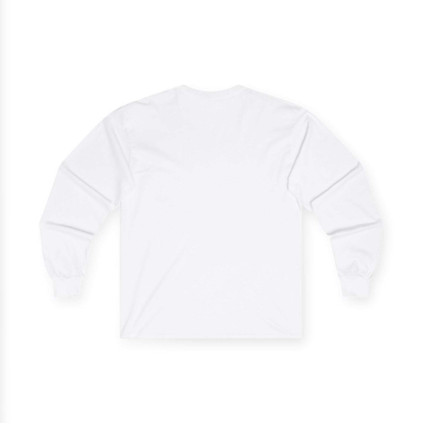 Artistic Long Sleeve Tee with Trendy Design, Unisex Cotton Tee, Graphic Tee, Cool Casual Wear, Perfect for Gifting
