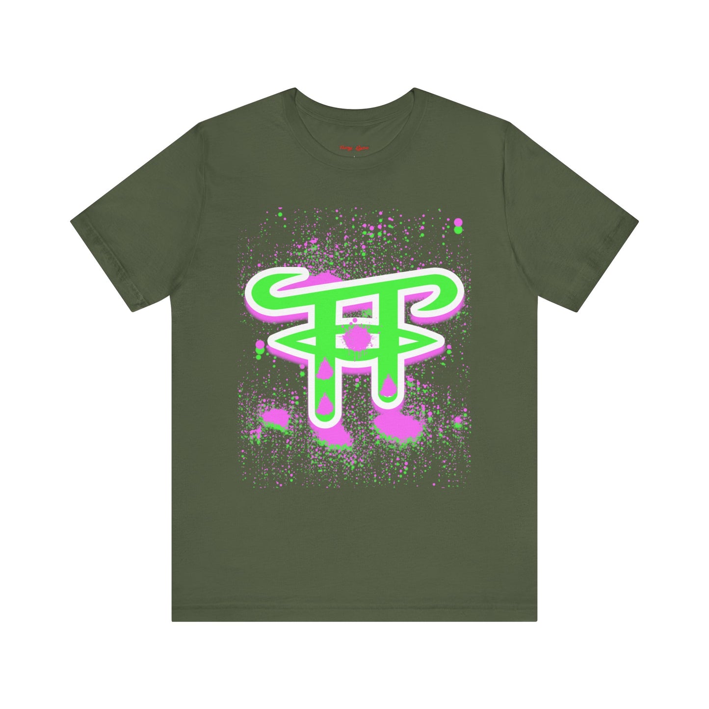 Vibrant Graphic Tee with Abstract Design, Casual Streetwear, Unisex Fashion, Gift for Art Lovers, Summer Style