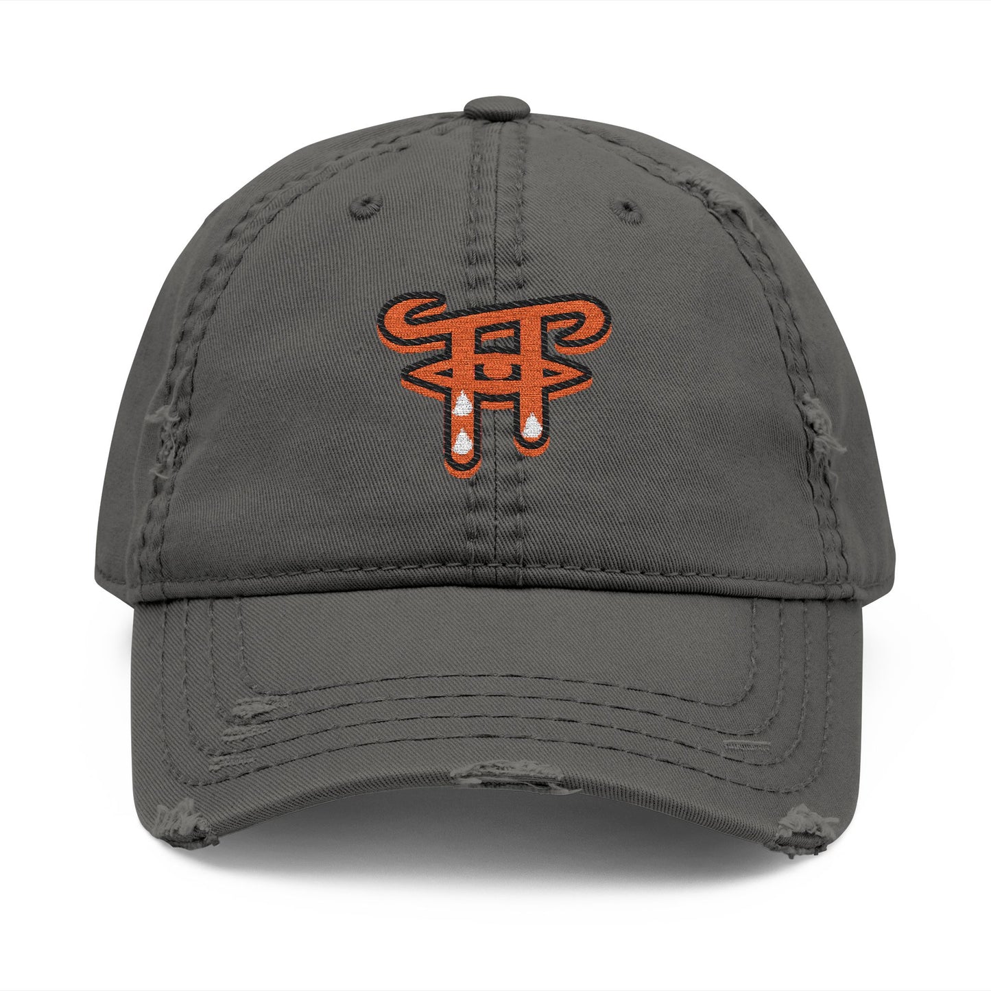 Distressed Embroidered Dad Hat, Casual Baseball Cap, Gift for Dad, Vintage Style Hat, Summer Accessory, Everyday Wear