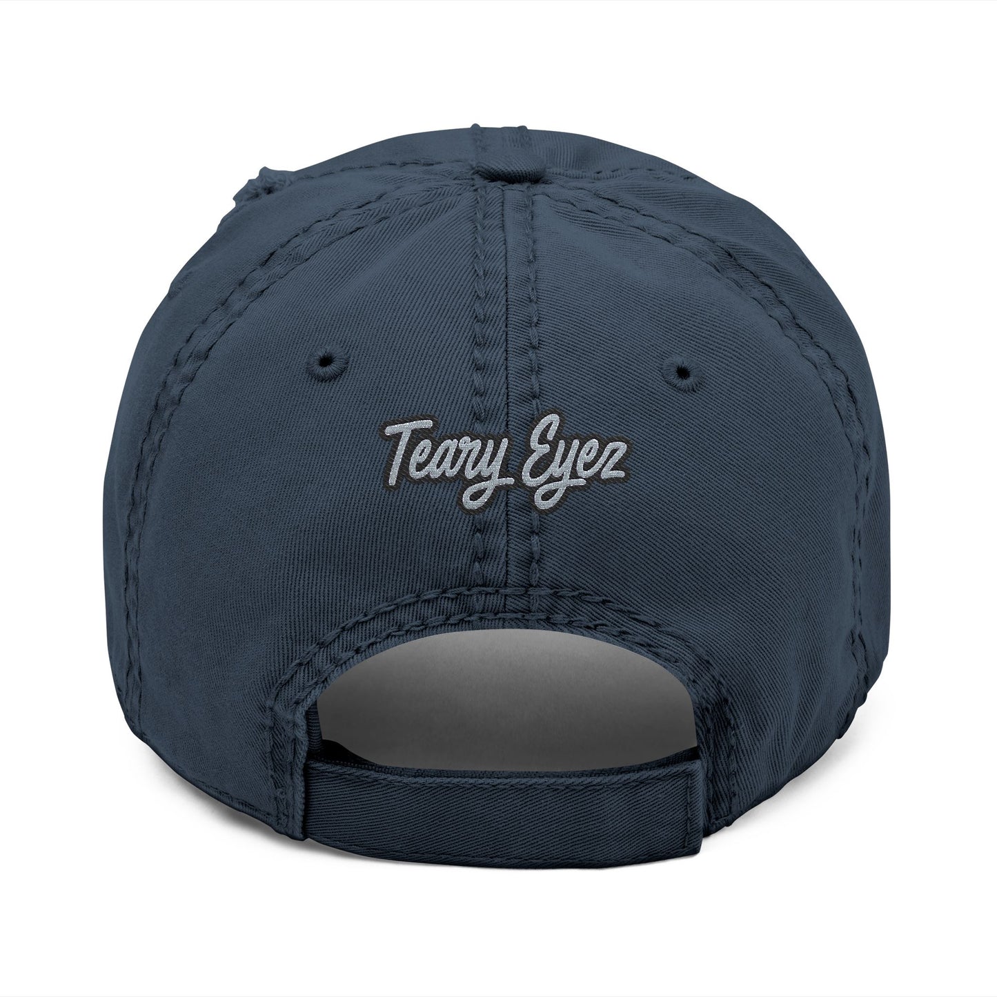 Distressed Embroidered Dad Hat, Casual Cap for Everyday Wear, Perfect Gift for Dads, Unisex Fashion Accessory, Birthday, Father's Day