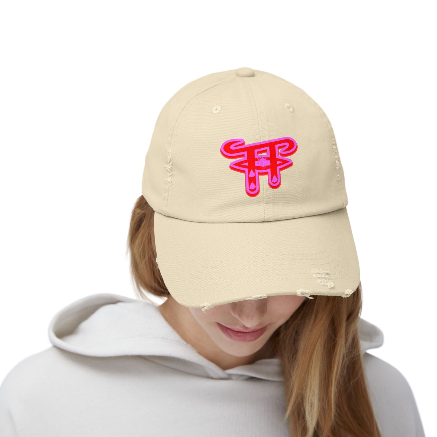 Stylish Unisex Distressed Cap, Trendy Baseball Hat, Casual Everyday Accessory, Gift for Him/Her, Summer Fashion Must-Have