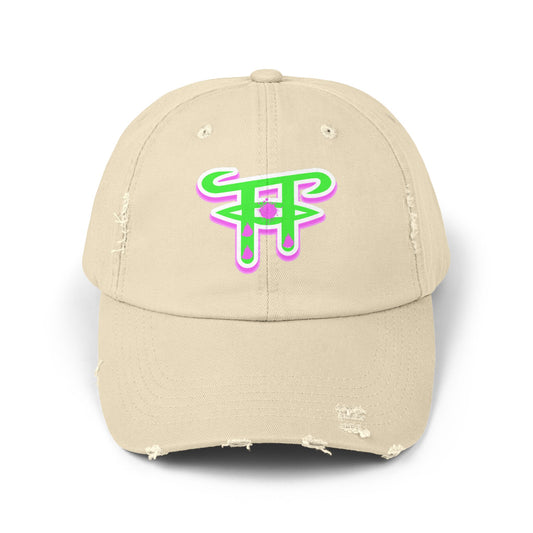 Unisex Distressed Cap with Funky Logo, Casual Hat for Everyday Wear, Perfect for Summer Outings, Gives a Trendy Vibe, Ideal Gift for [...]