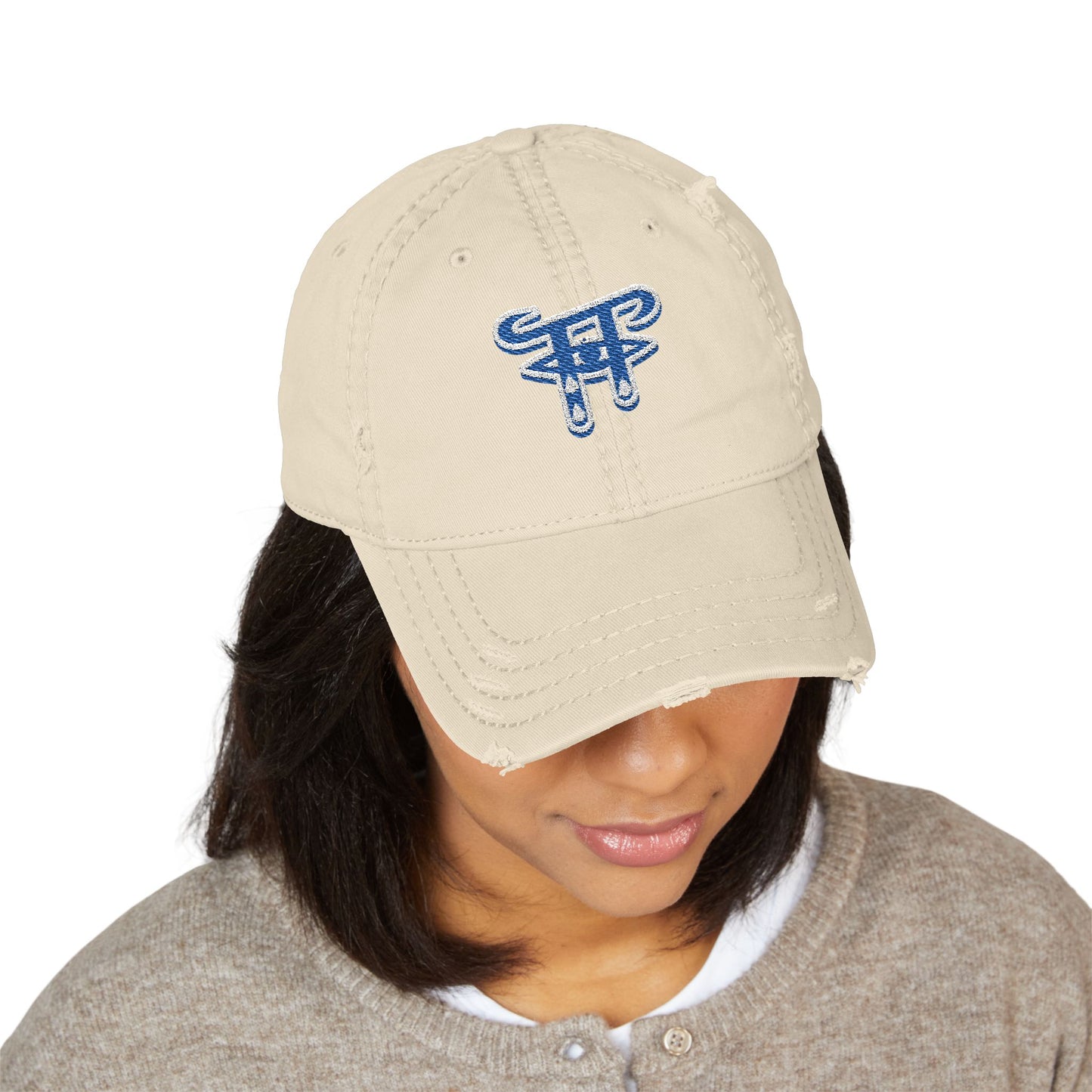 Distressed Dad Hat with Stylish Embroidery, Casual Dad Cap for Everyday Wear, Gift for Birthdays, Father's Day, Outdoor Adventures, [...]