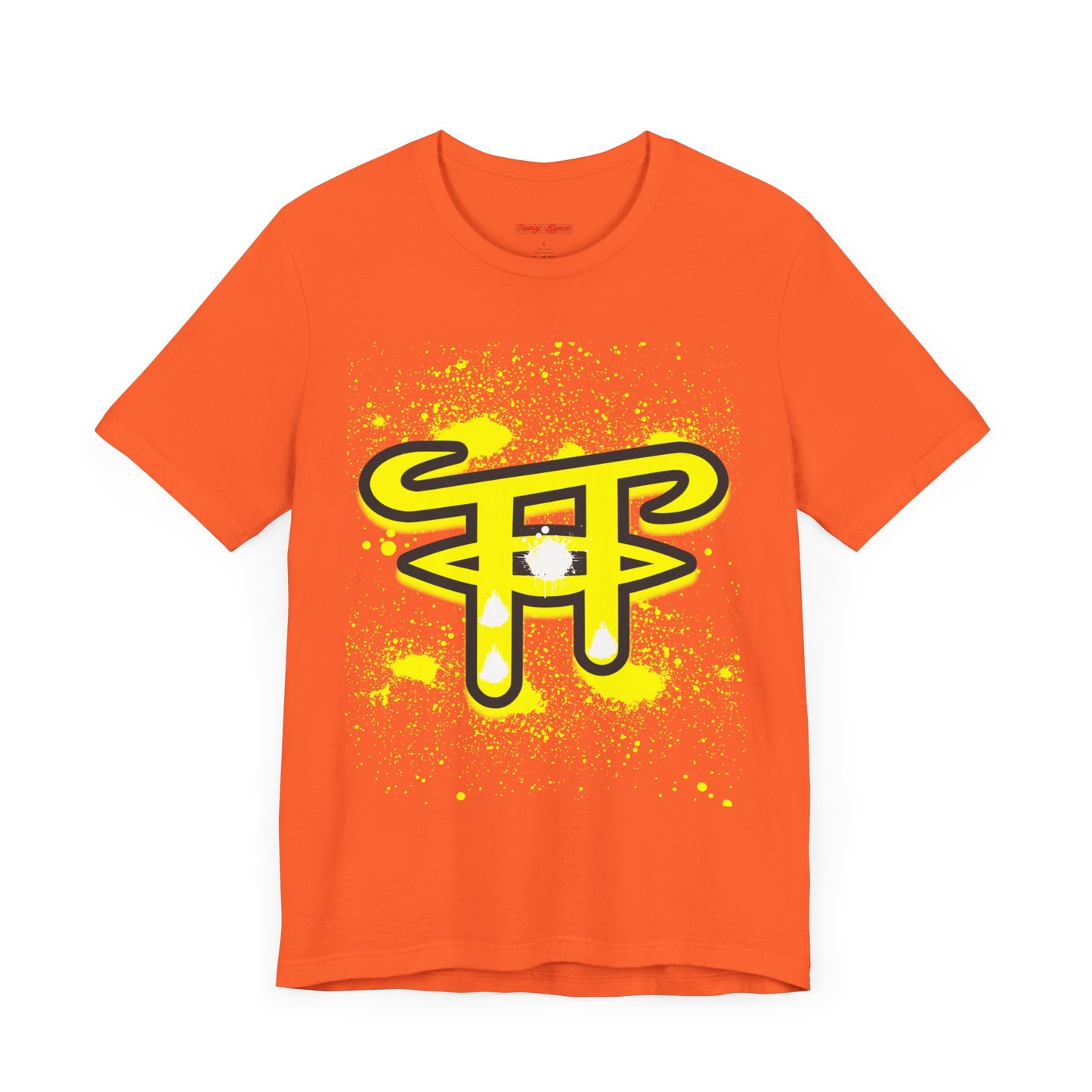 Vibrant Graphic Tee, Casual Everyday Wear, Fun Gift for Friends, Streetwear Style, Bright Yellow Design, Unisex Summer Top