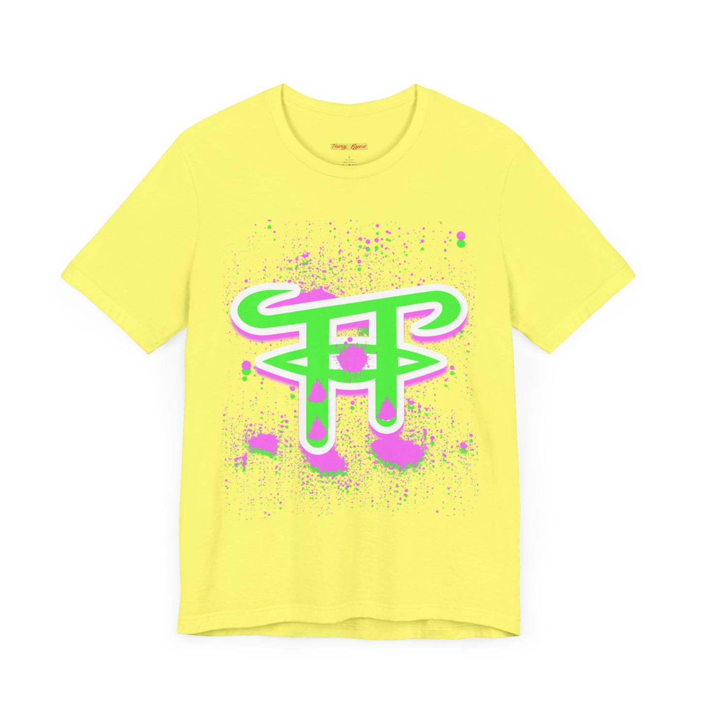 Vibrant Graphic Tee with Abstract Design, Casual Streetwear, Unisex Fashion, Gift for Art Lovers, Summer Style