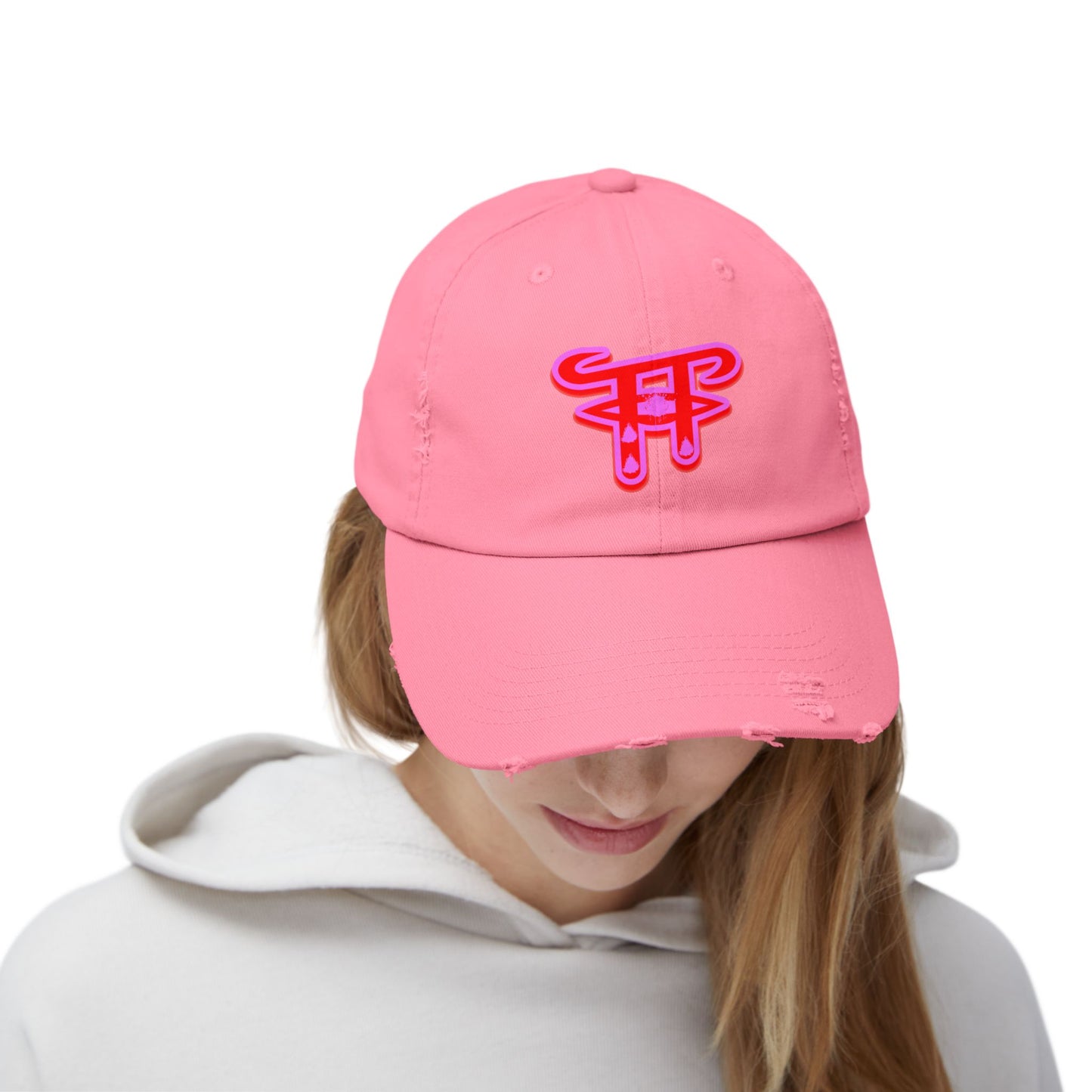 Stylish Unisex Distressed Cap, Trendy Baseball Hat, Casual Everyday Accessory, Gift for Him/Her, Summer Fashion Must-Have