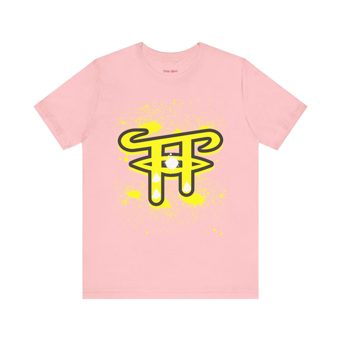 Vibrant Graphic Tee, Casual Everyday Wear, Fun Gift for Friends, Streetwear Style, Bright Yellow Design, Unisex Summer Top