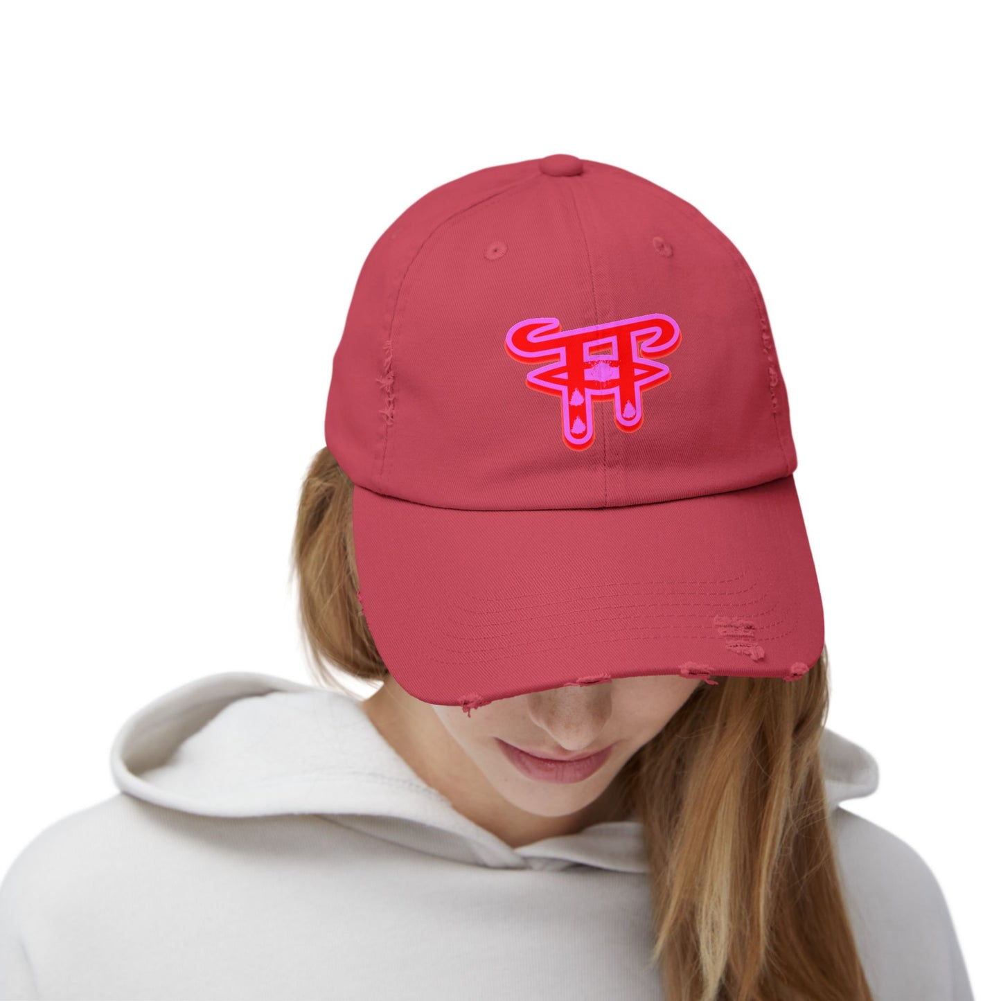 Stylish Unisex Distressed Cap, Trendy Baseball Hat, Casual Everyday Accessory, Gift for Him/Her, Summer Fashion Must-Have