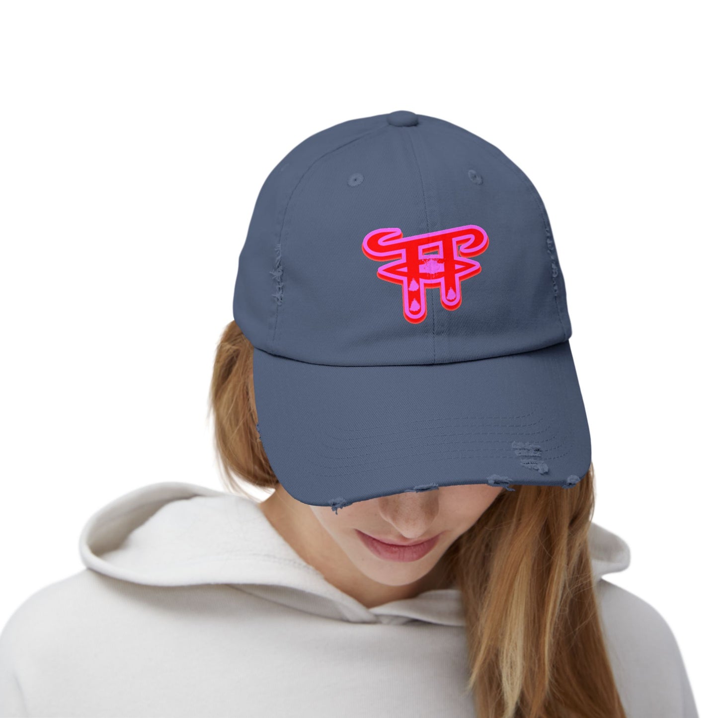 Stylish Unisex Distressed Cap, Trendy Baseball Hat, Casual Everyday Accessory, Gift for Him/Her, Summer Fashion Must-Have