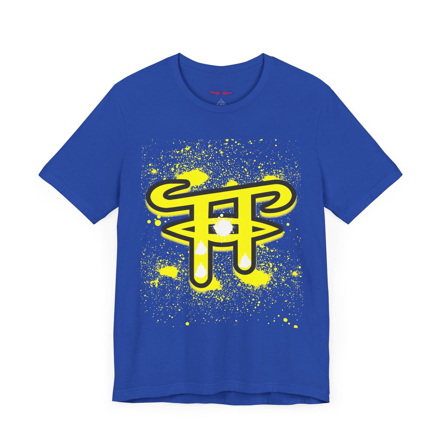 Vibrant Graphic Tee, Casual Everyday Wear, Fun Gift for Friends, Streetwear Style, Bright Yellow Design, Unisex Summer Top