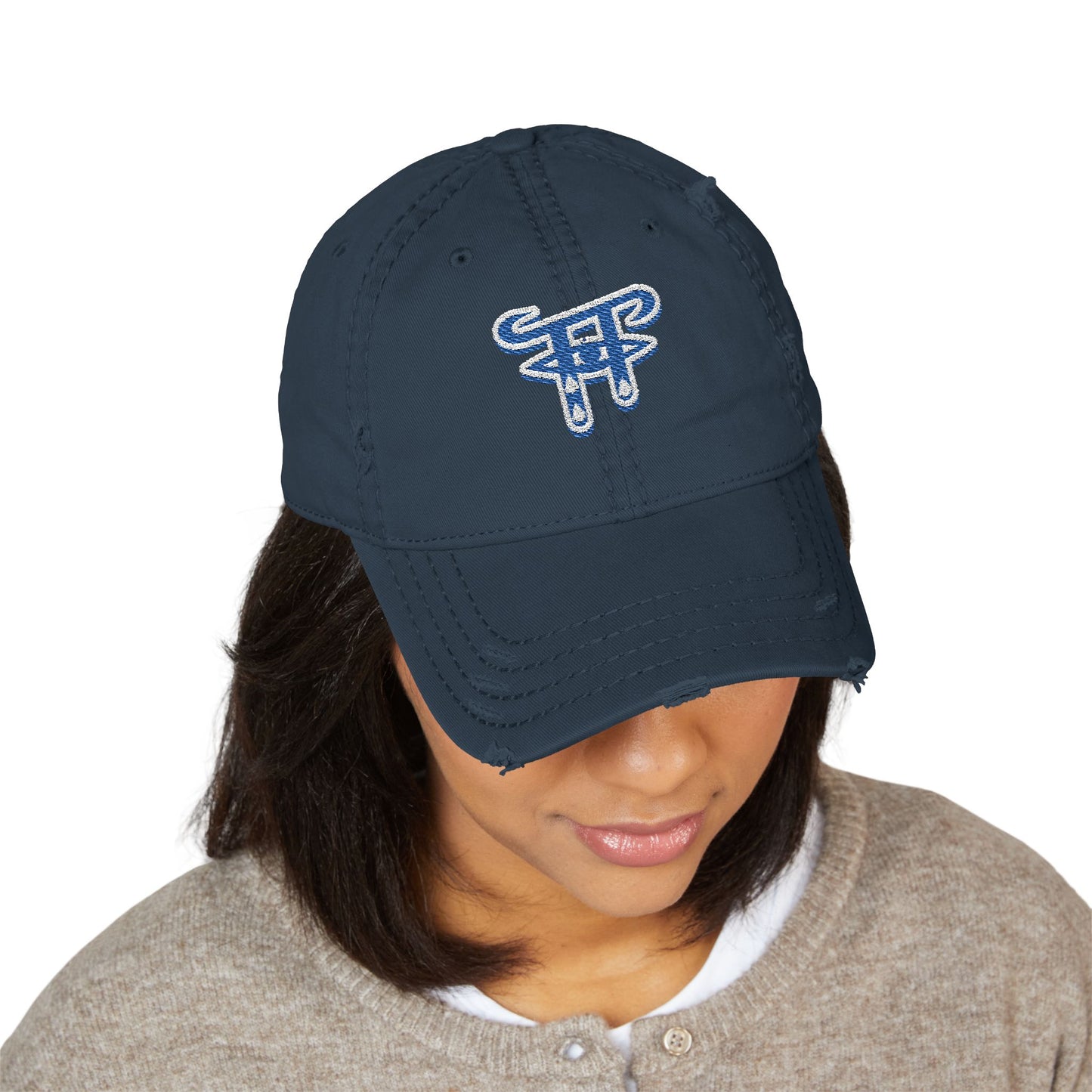 Distressed Dad Hat with Stylish Embroidery, Casual Dad Cap for Everyday Wear, Gift for Birthdays, Father's Day, Outdoor Adventures, [...]