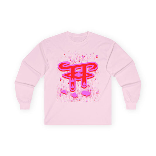 Vibrant Unisex Long Sleeve Tee with Fun Graphic, Perfect for Casual Outings, Gifts, and Parties, Trendy Streetwear, Everyday Comfort