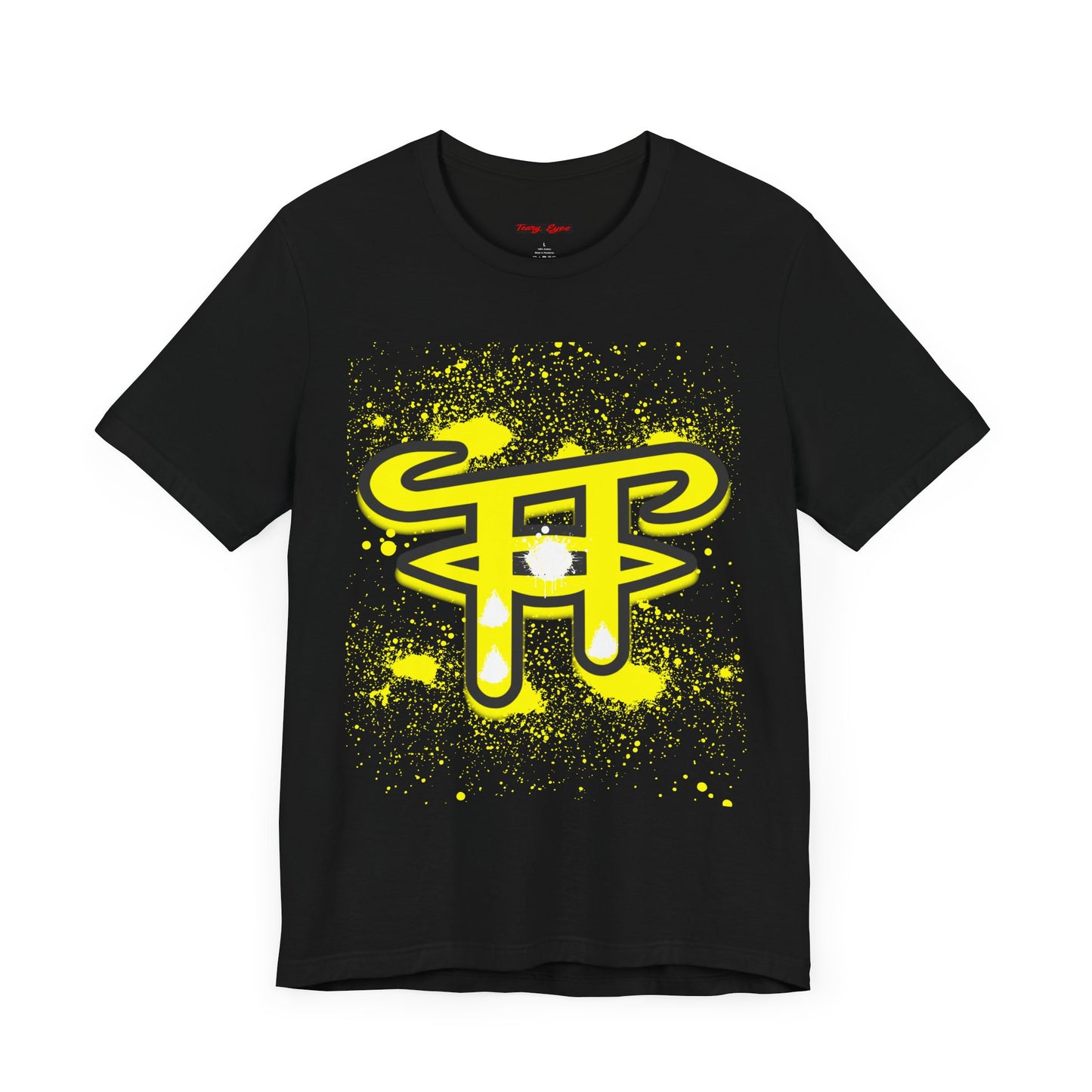 Vibrant Graphic Tee, Casual Everyday Wear, Fun Gift for Friends, Streetwear Style, Bright Yellow Design, Unisex Summer Top