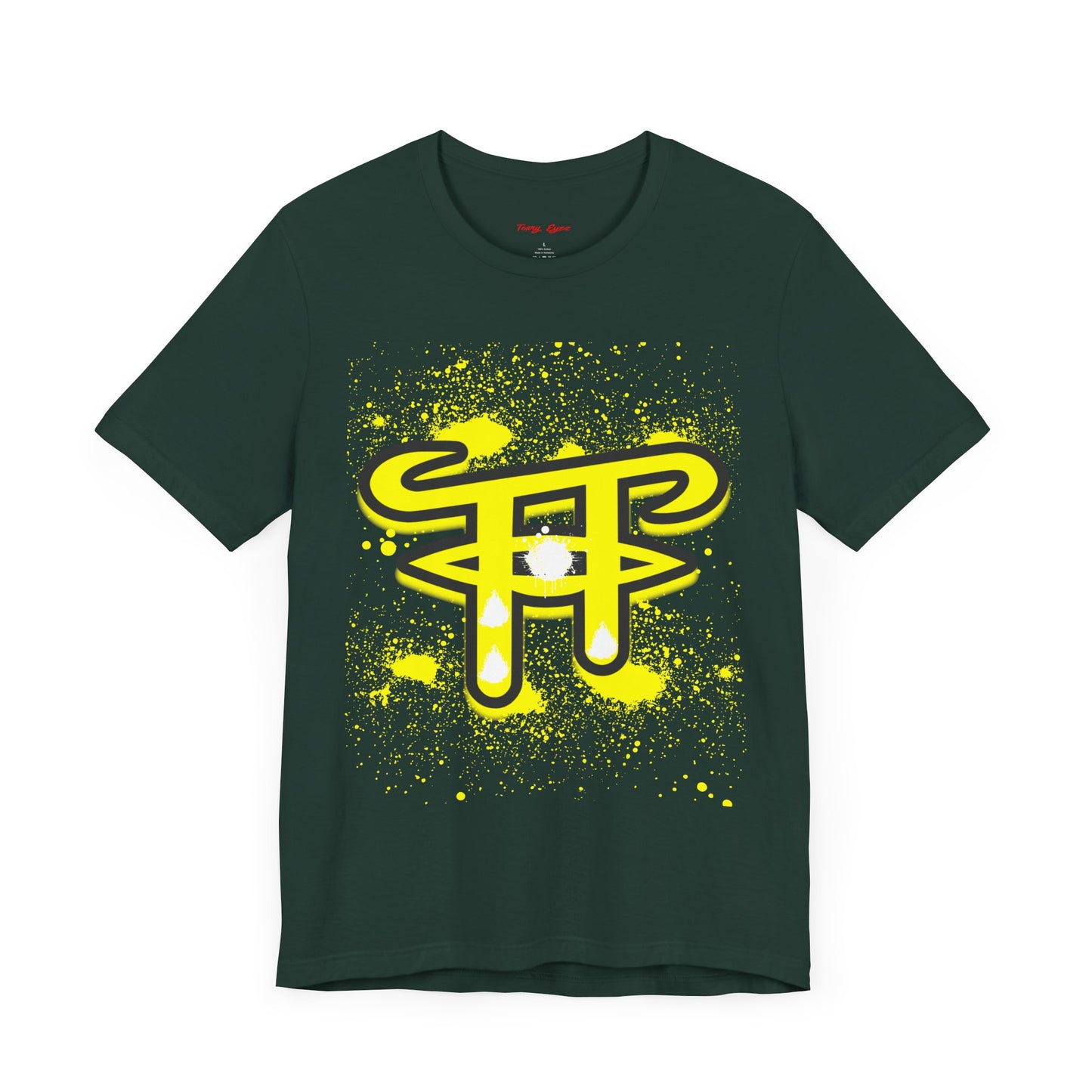 Vibrant Graphic Tee, Casual Everyday Wear, Fun Gift for Friends, Streetwear Style, Bright Yellow Design, Unisex Summer Top
