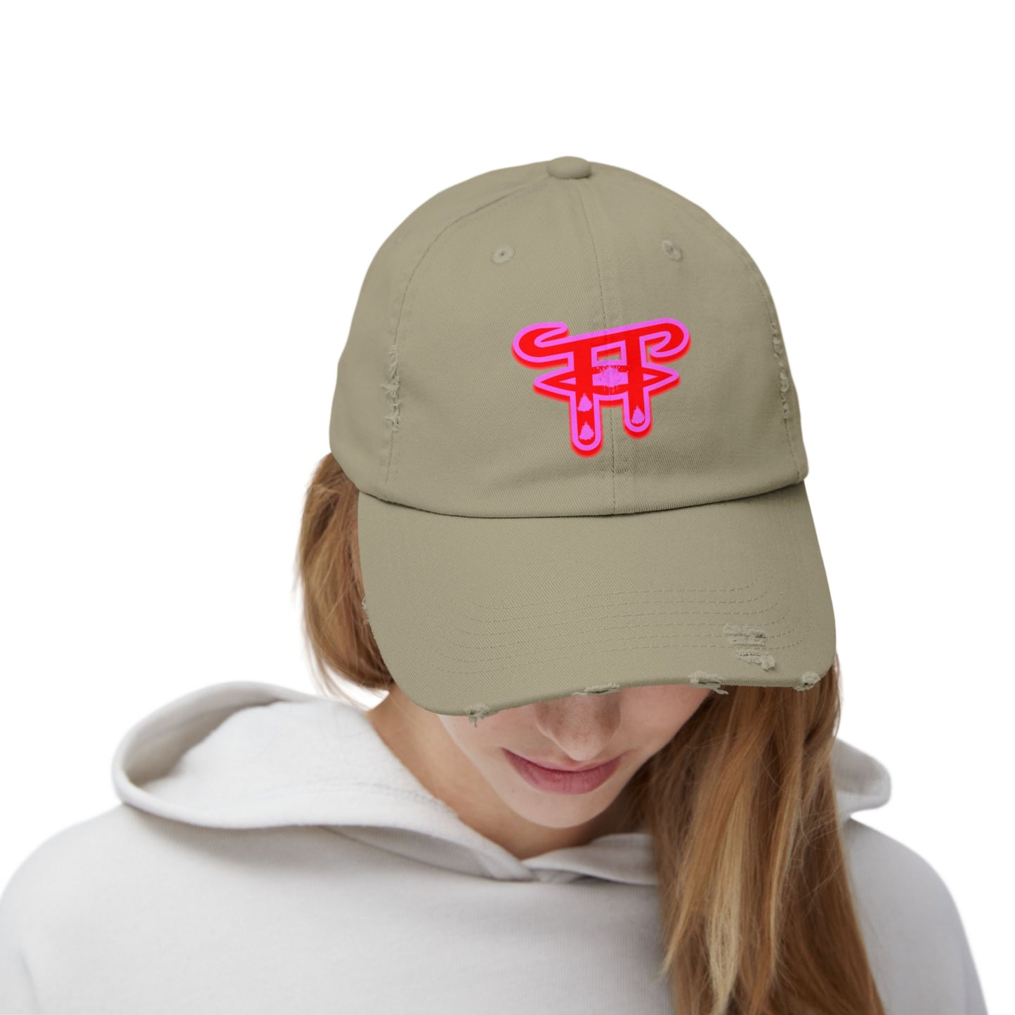 Stylish Unisex Distressed Cap, Trendy Baseball Hat, Casual Everyday Accessory, Gift for Him/Her, Summer Fashion Must-Have