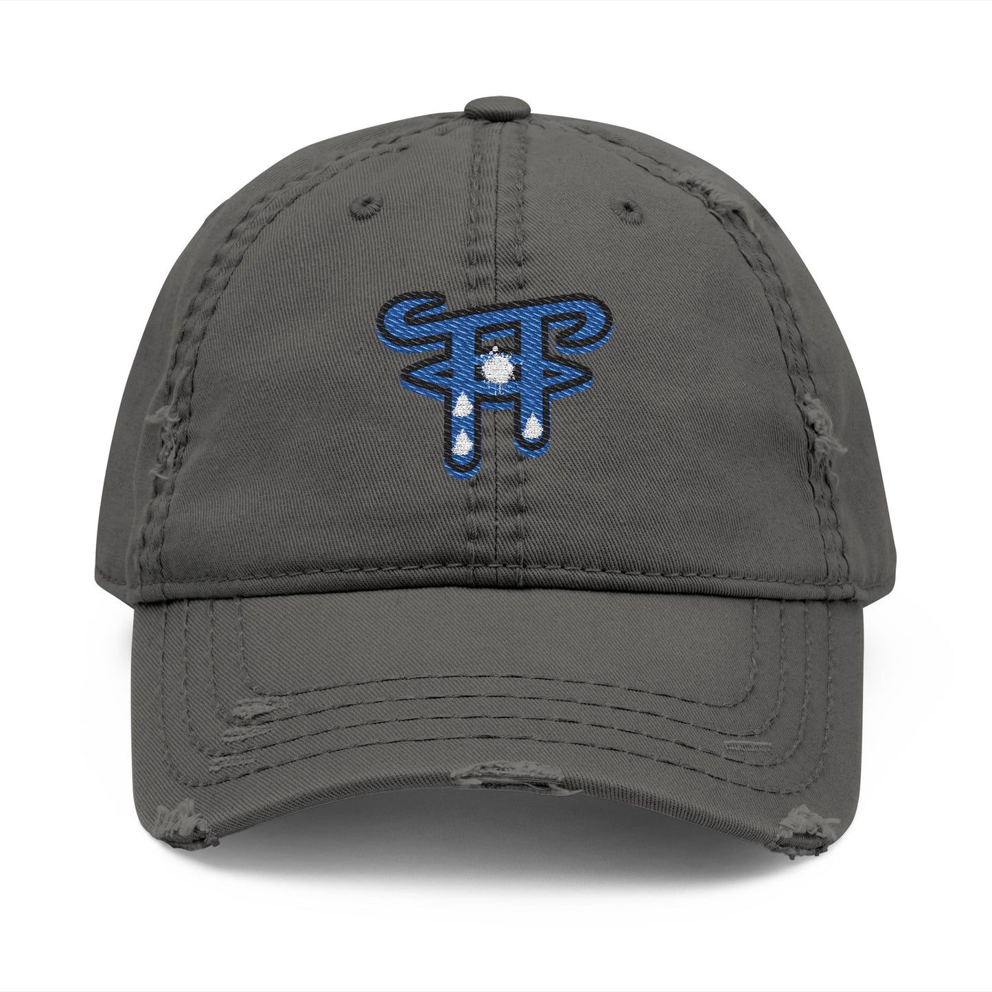 Distressed Dad Hat with Embroidery | Casual Cap for Everyday Style, Gift for Dads, Summer Accessory, Adjustable Hat, Trendy Headwear