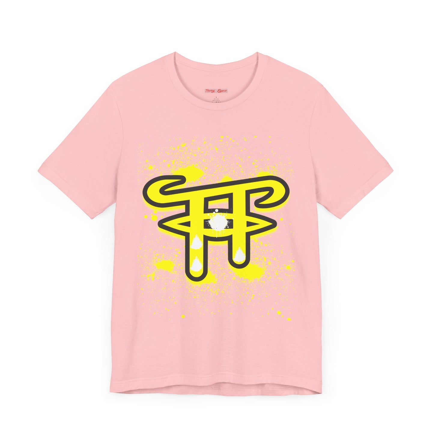Vibrant Graphic Tee, Casual Everyday Wear, Fun Gift for Friends, Streetwear Style, Bright Yellow Design, Unisex Summer Top