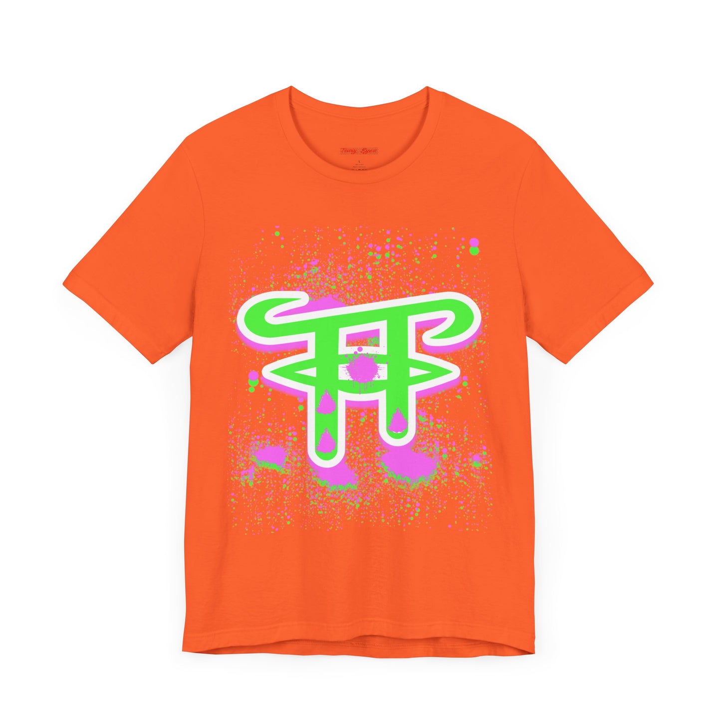 Vibrant Graphic Tee with Abstract Design, Casual Streetwear, Unisex Fashion, Gift for Art Lovers, Summer Style