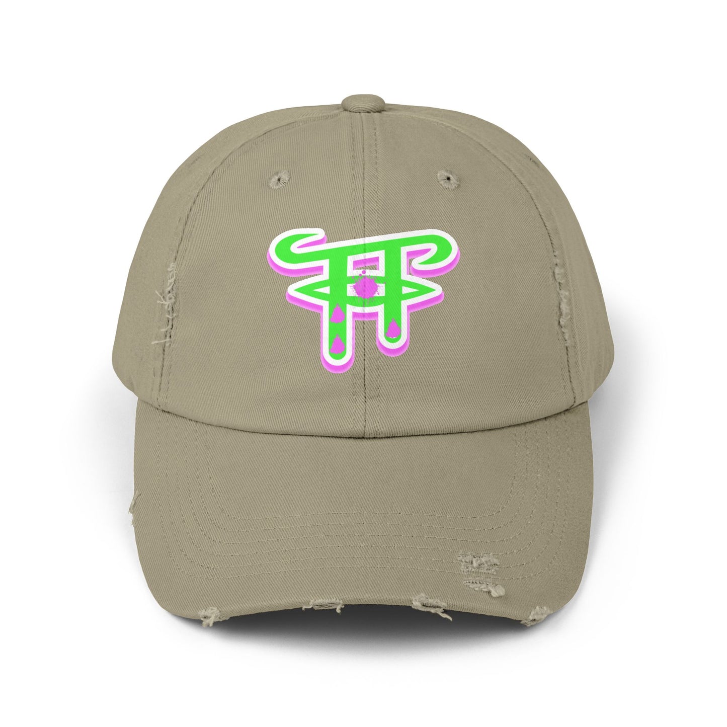 Unisex Distressed Cap with Funky Logo, Casual Hat for Everyday Wear, Perfect for Summer Outings, Gives a Trendy Vibe, Ideal Gift for [...]