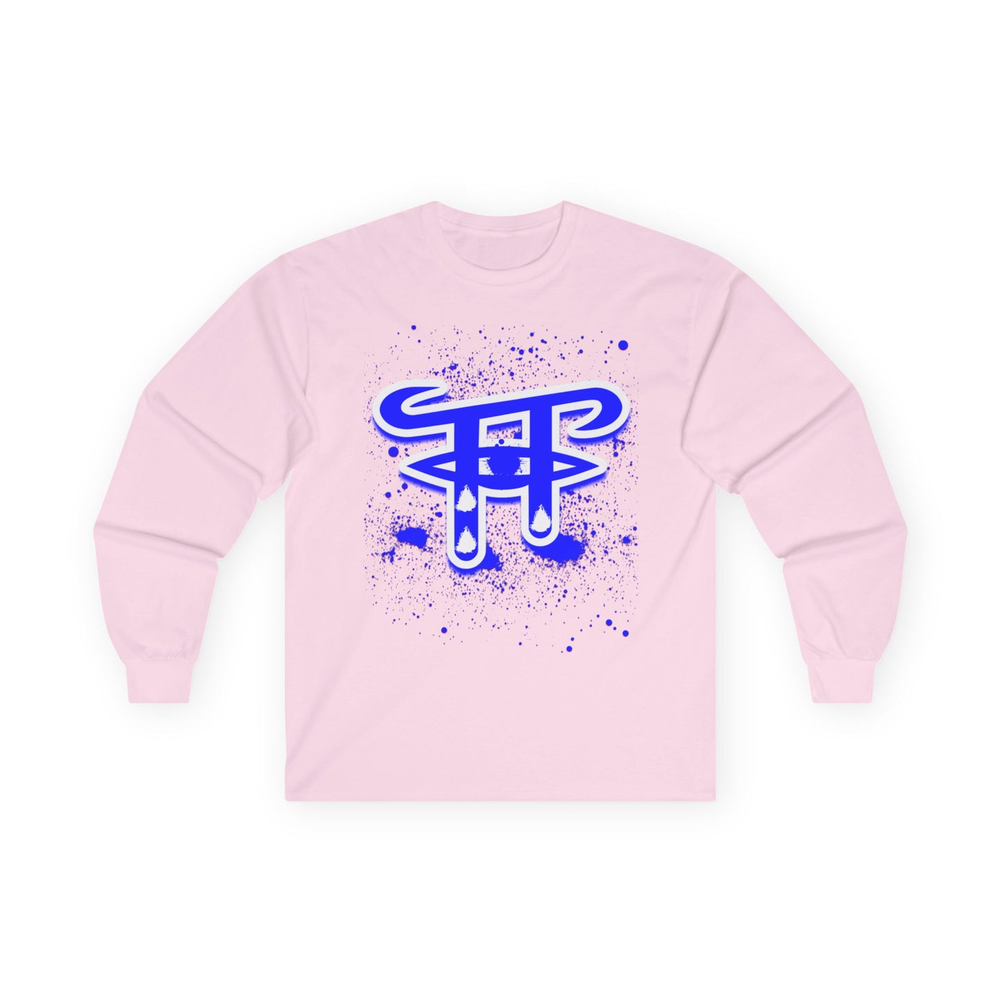Bold Graphic Long Sleeve Tee for Casual Wear, Unique Art Tee for Everyday Style, Gift for Creative Souls, Unisex Cotton T-Shirt