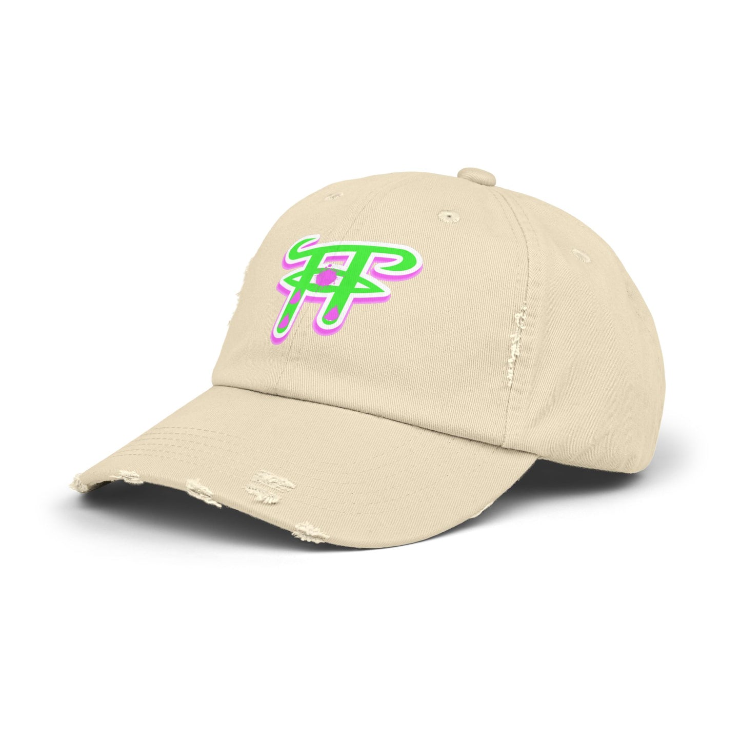 Unisex Distressed Cap with Funky Logo, Casual Hat for Everyday Wear, Perfect for Summer Outings, Gives a Trendy Vibe, Ideal Gift for [...]